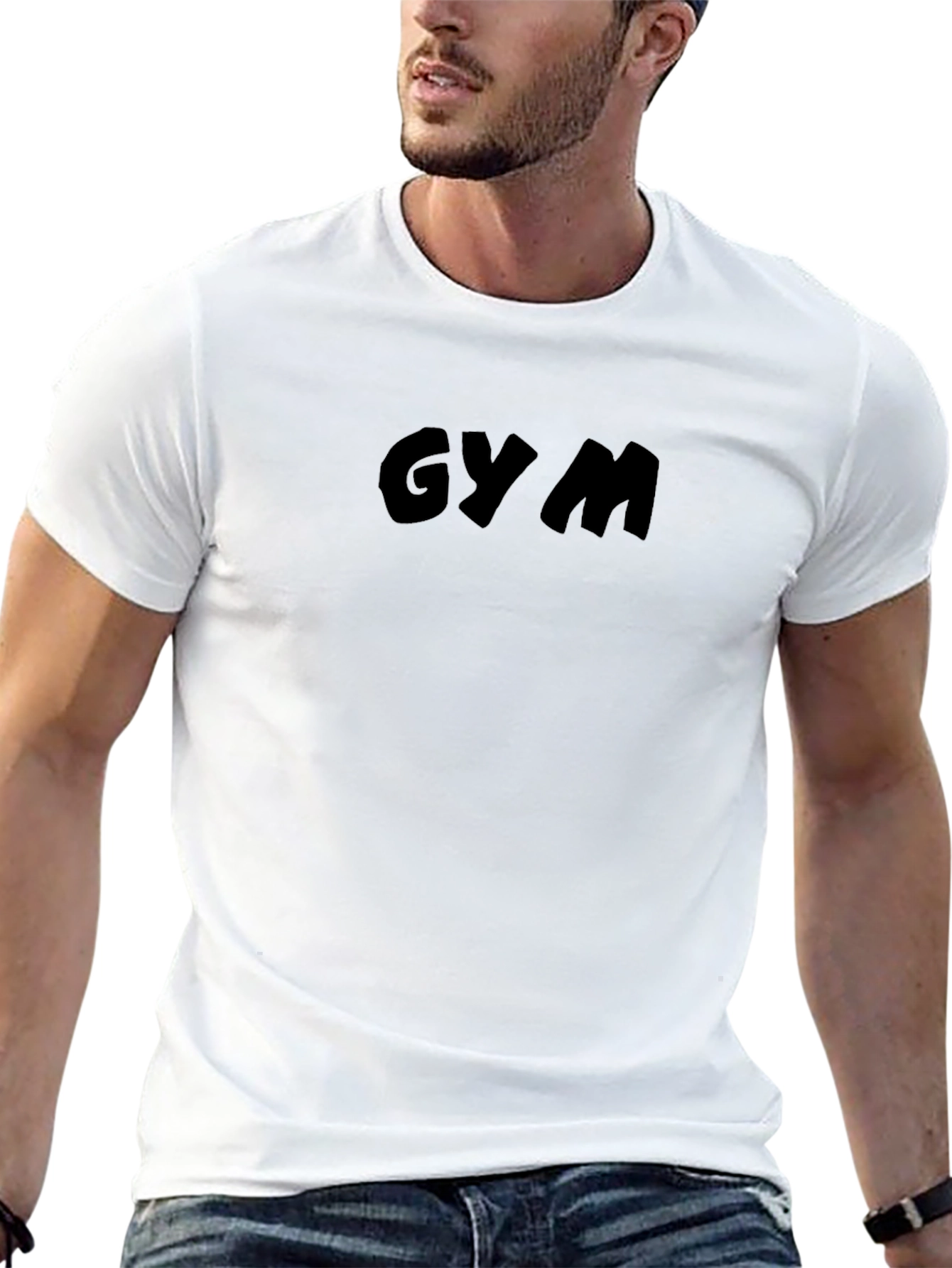 GYM Graphic T-Shirt - Black
