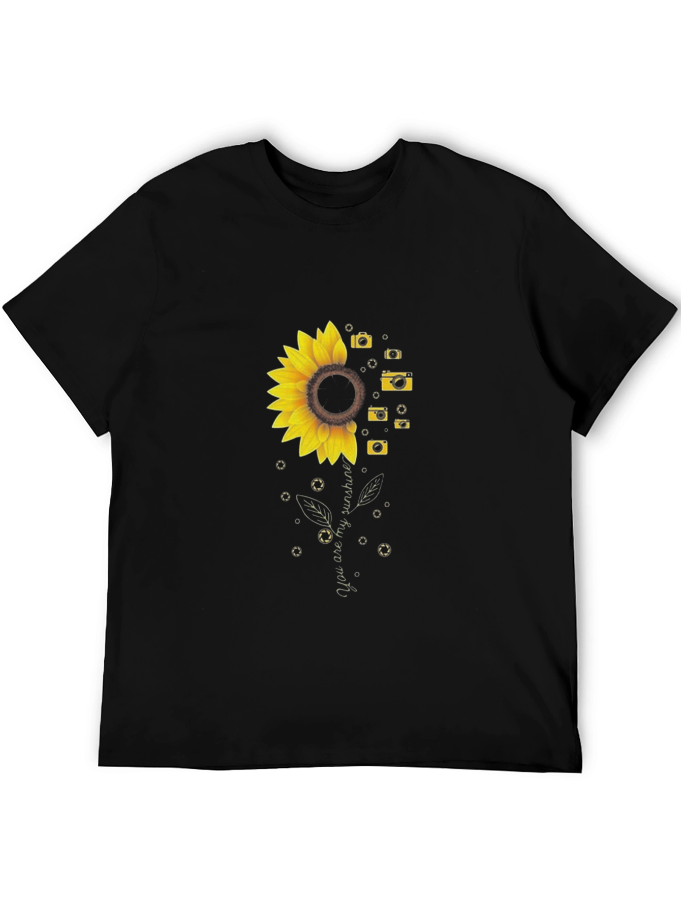 Sunflower Camera Graphic Tee