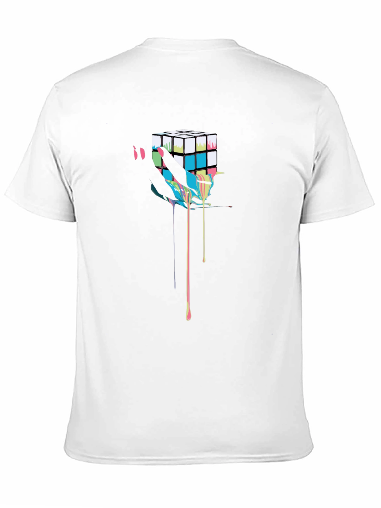Abstract Rubiks Cube Graphic Tee