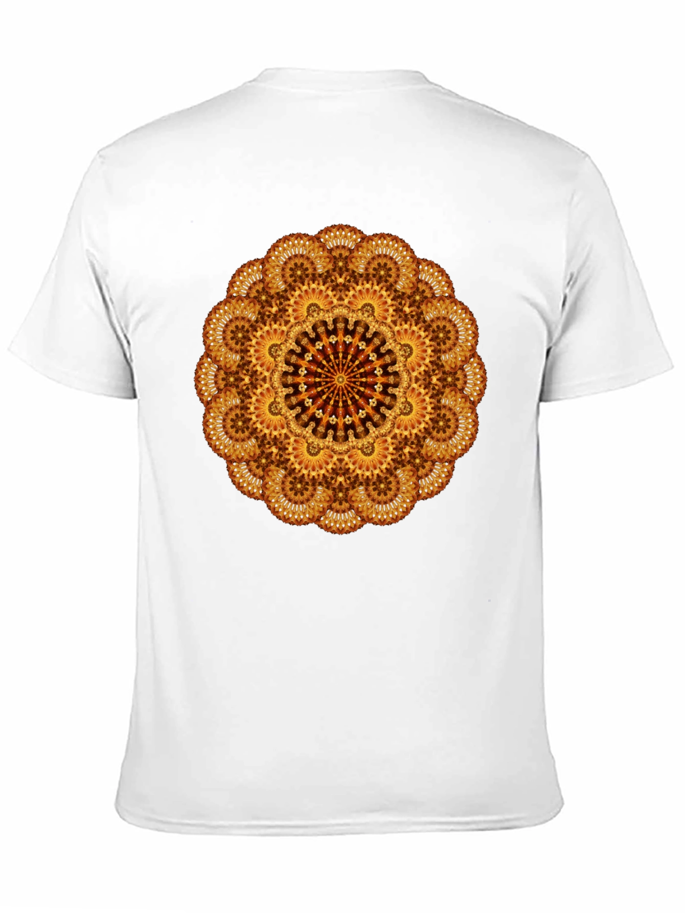 Mandala Design Black T-Shirt