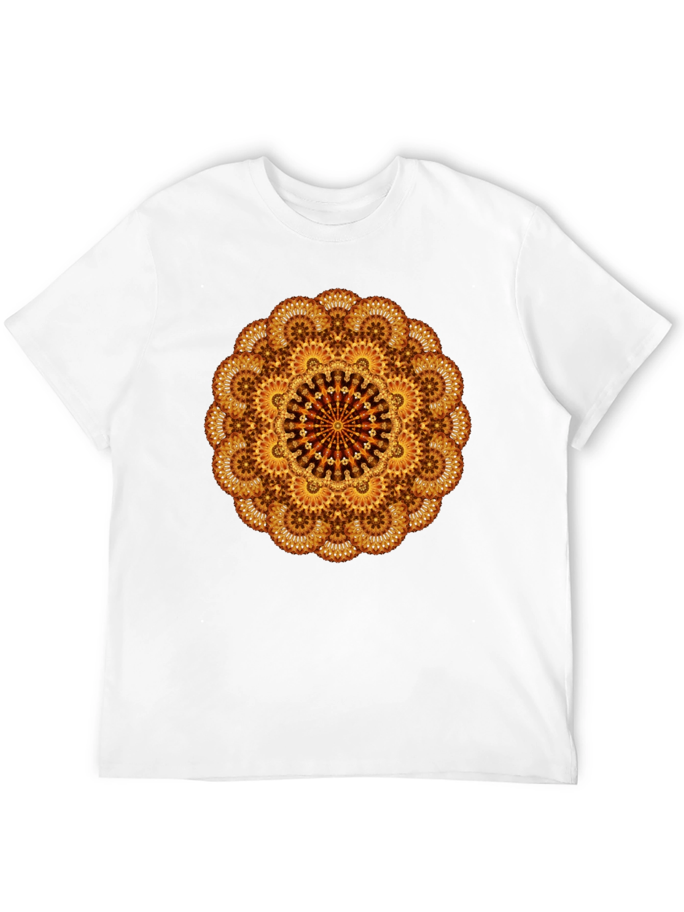 Mandala Design Black T-Shirt