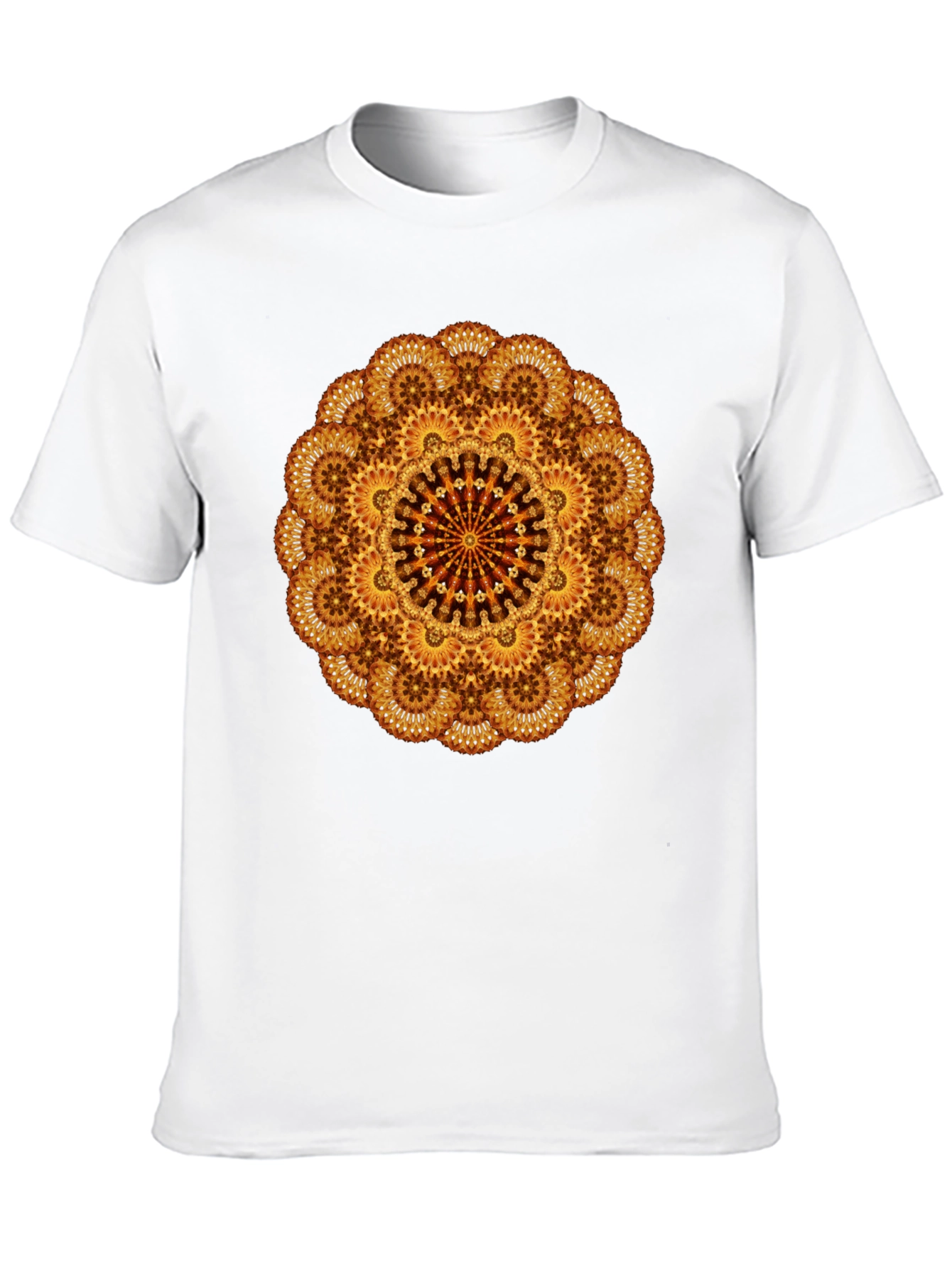 Mandala Design Black T-Shirt