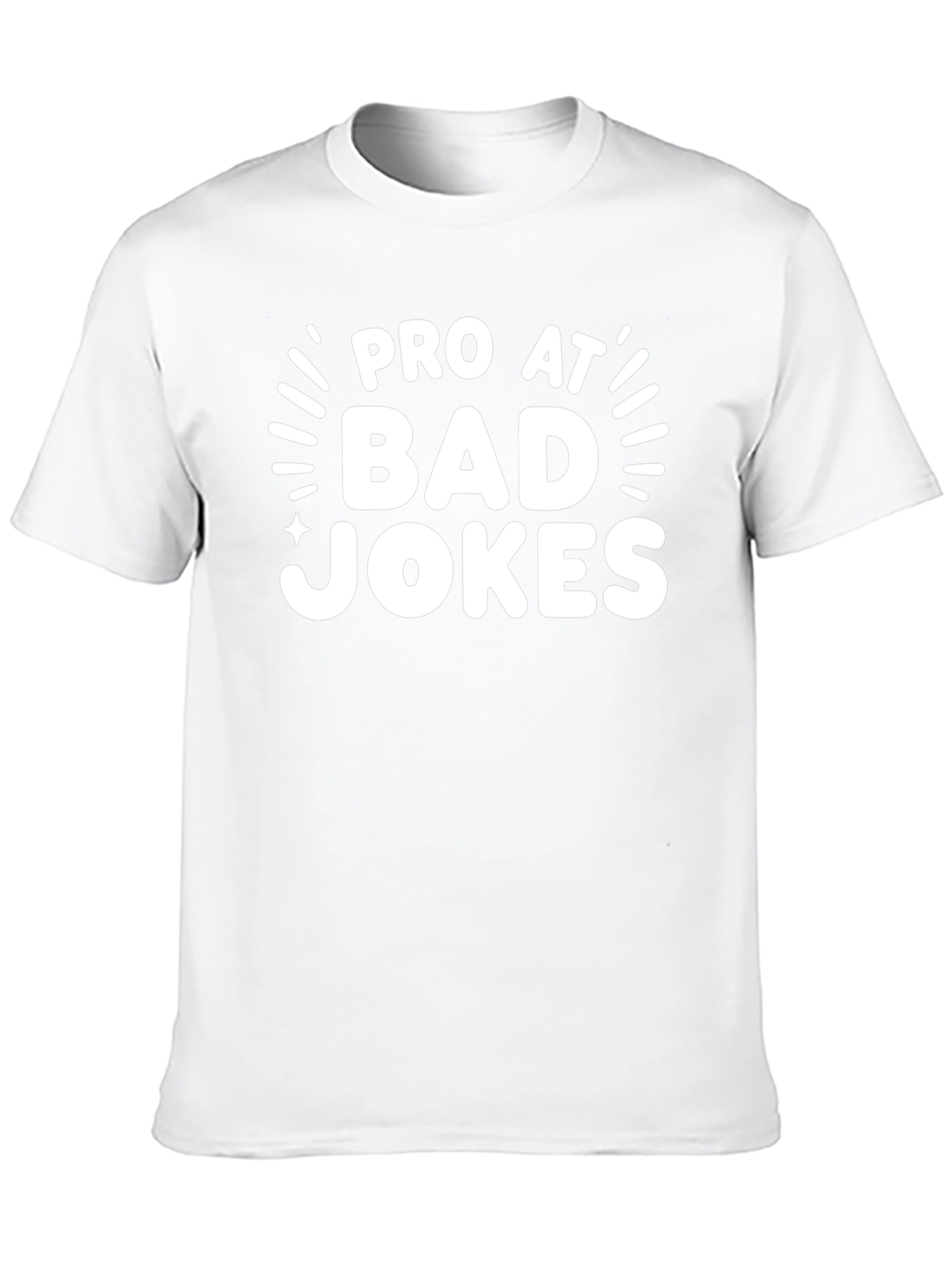Pro At Bad Jokes Graphic T-Shirt - Funny Tee
