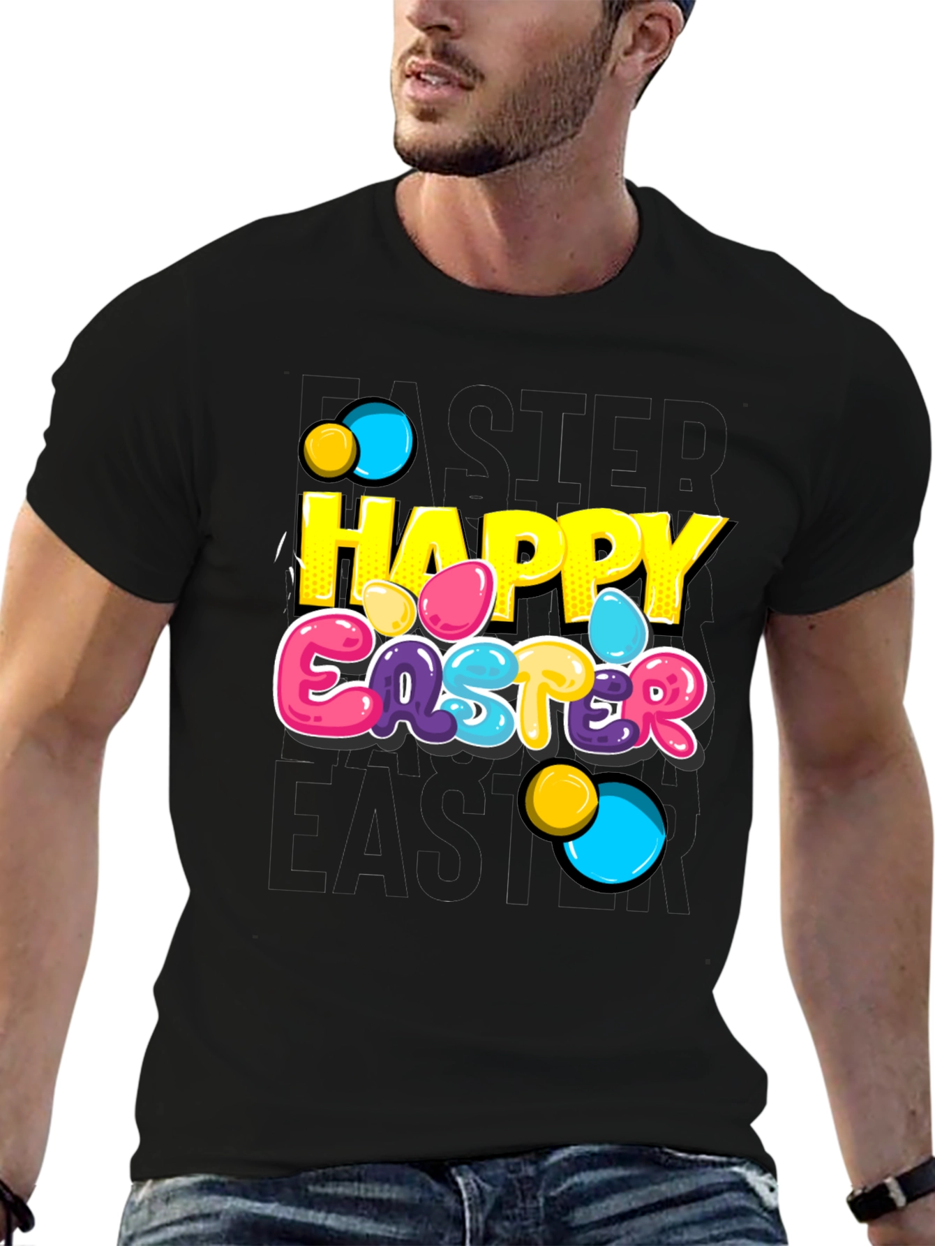 Happy Easter Graphic T-Shirt