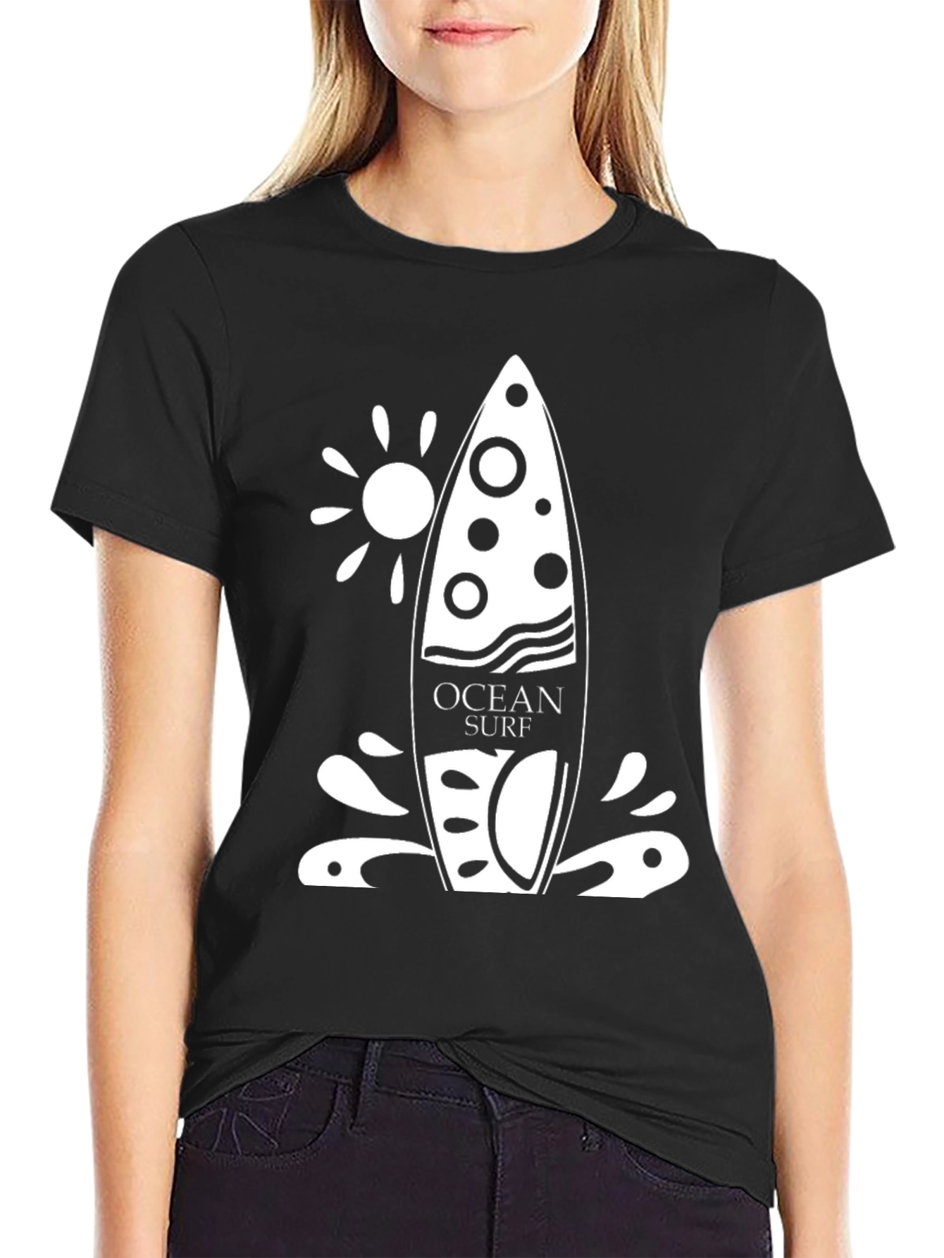 Ocean Surfboard Graphic T-Shirt