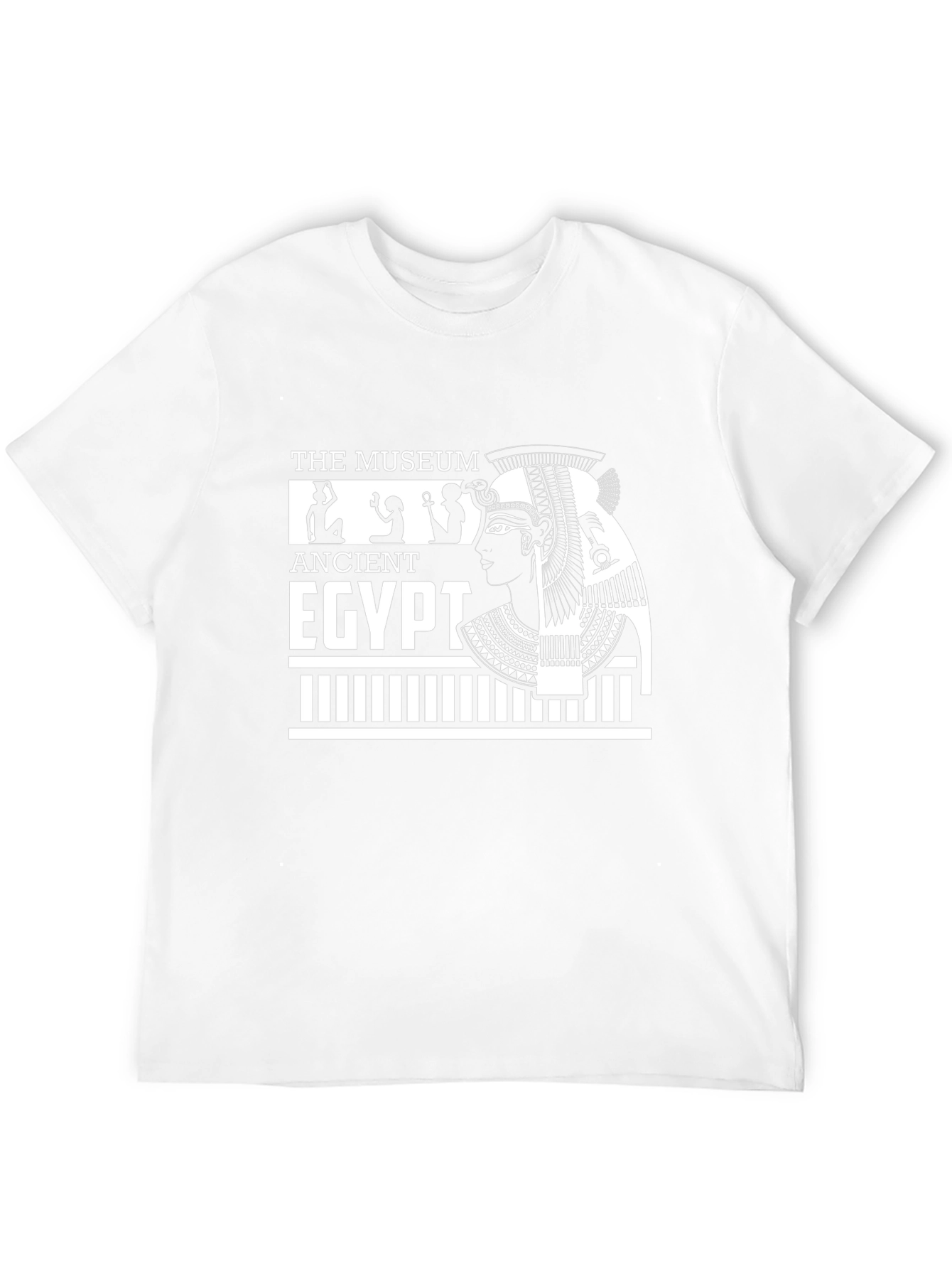 Ancient Egypt Museum T-Shirt - Black Cotton Tee