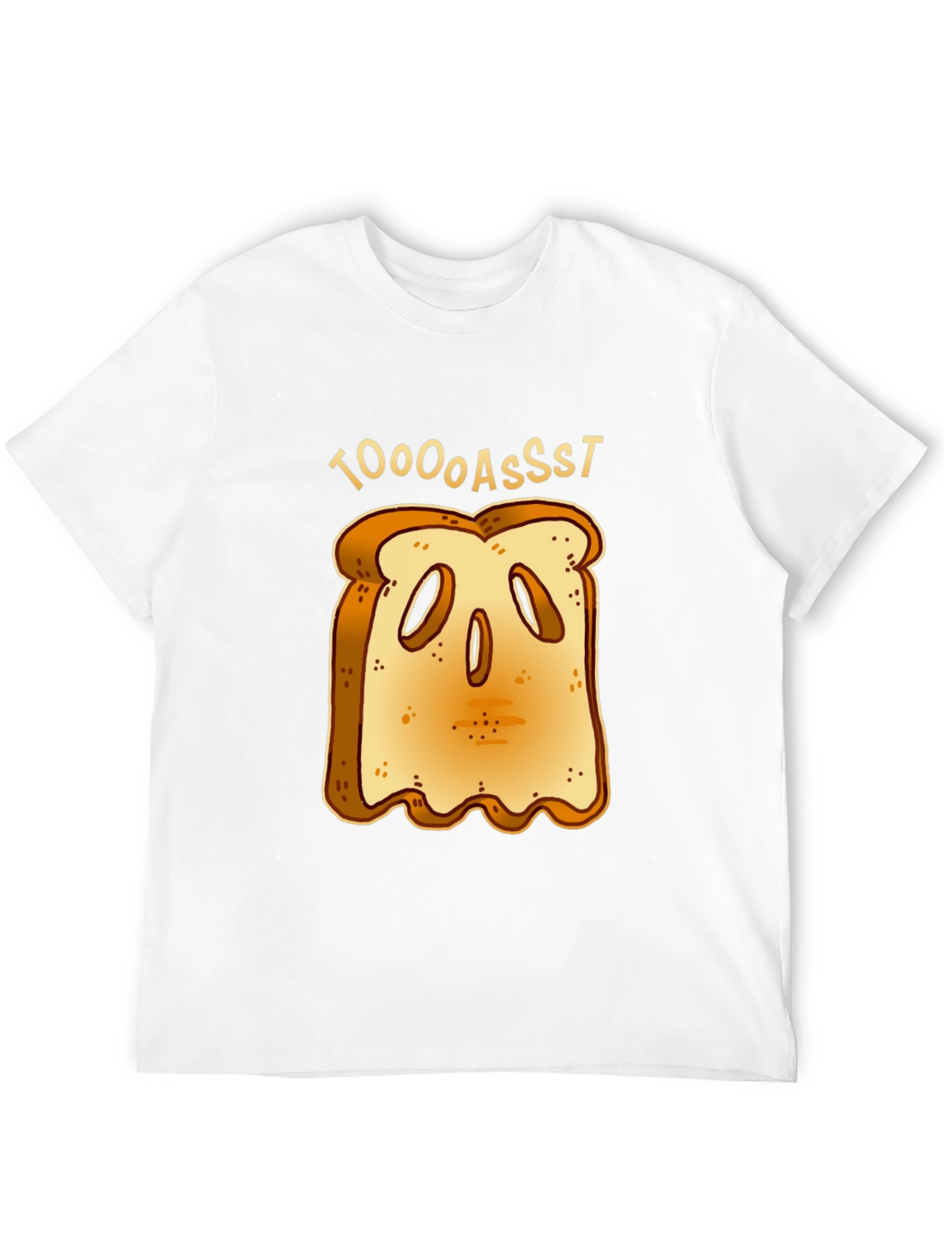 Funny Toast Graphic T-Shirt - Black