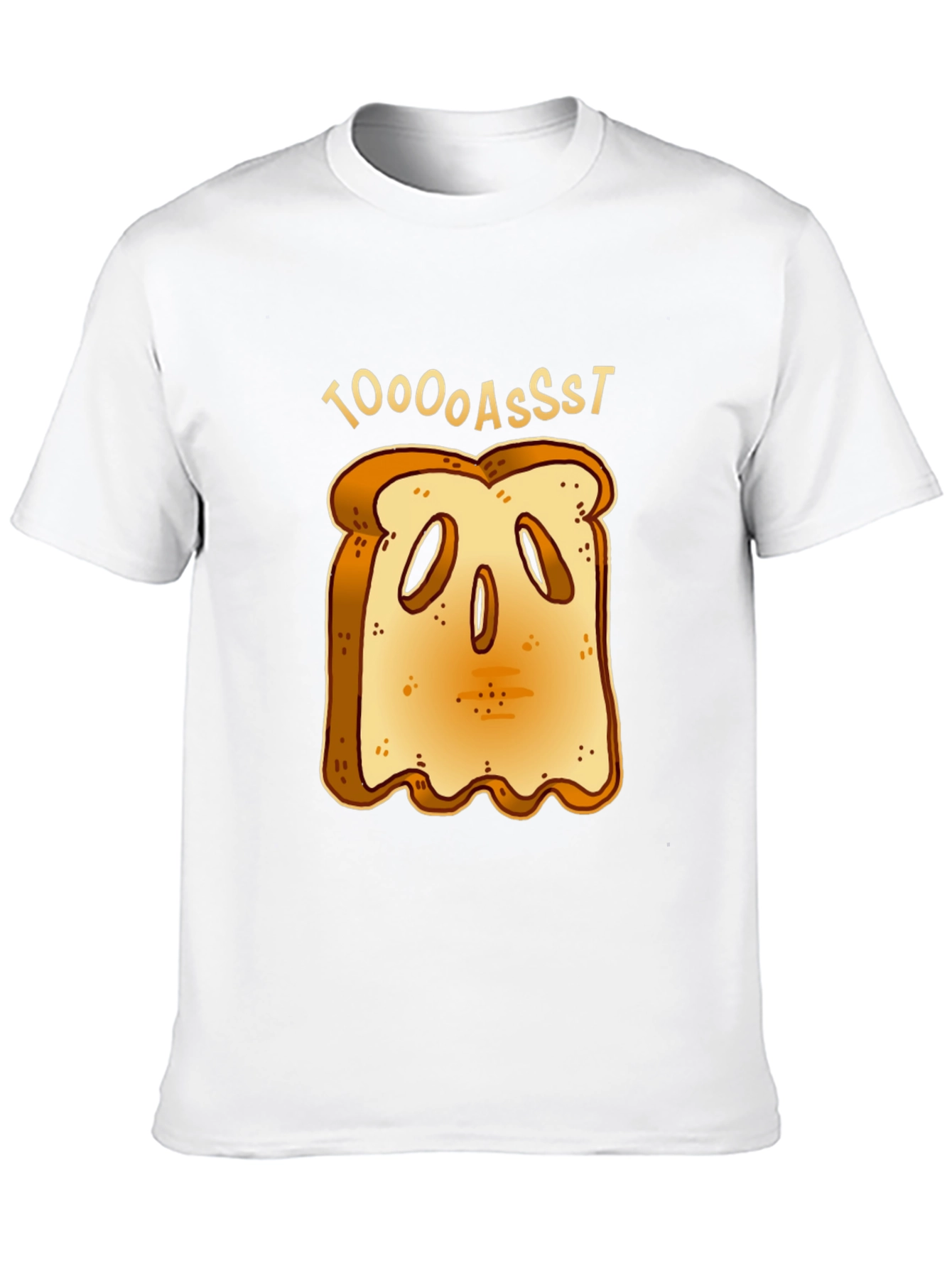 Funny Toast Graphic T-Shirt - Black