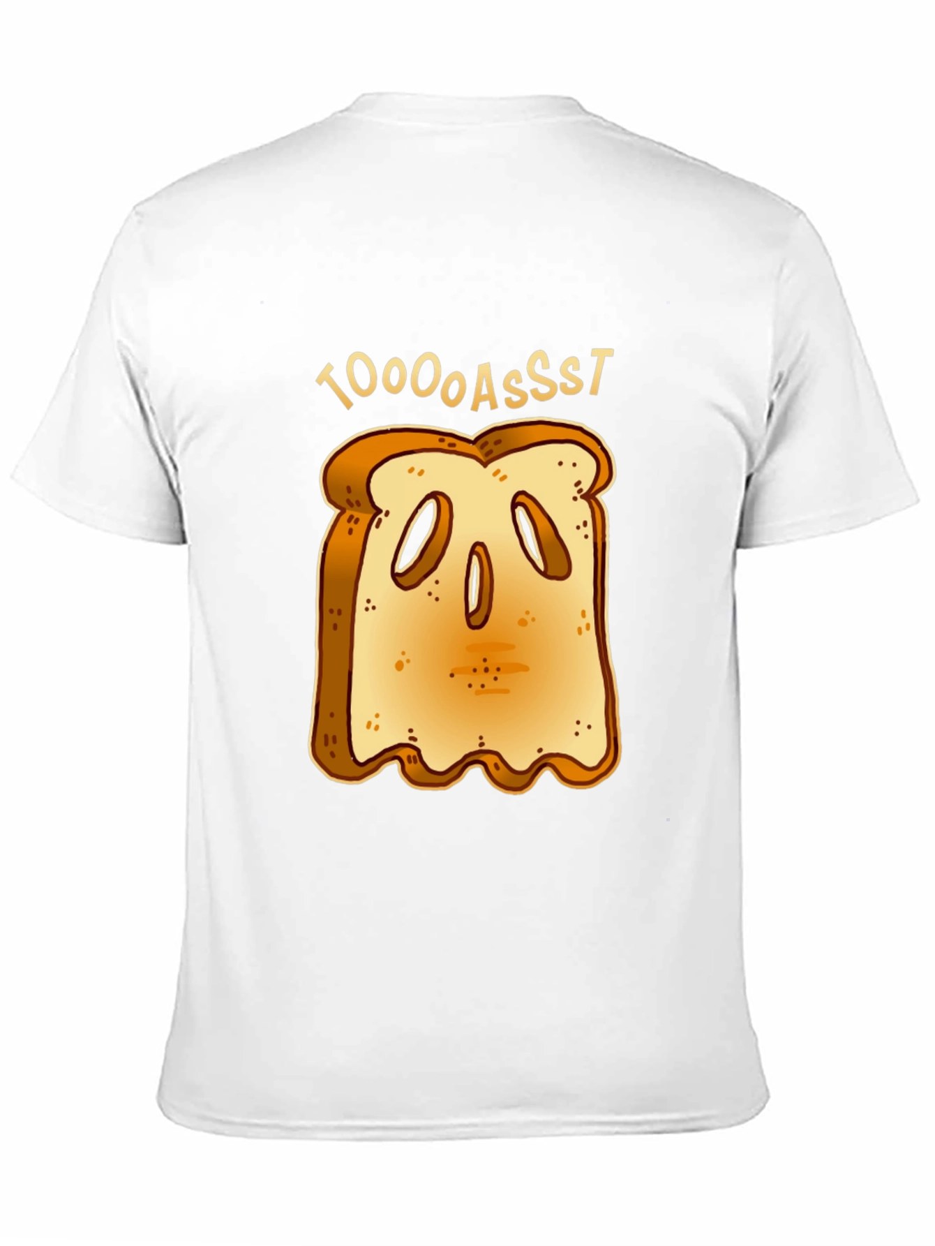Funny Toast Graphic T-Shirt - Black