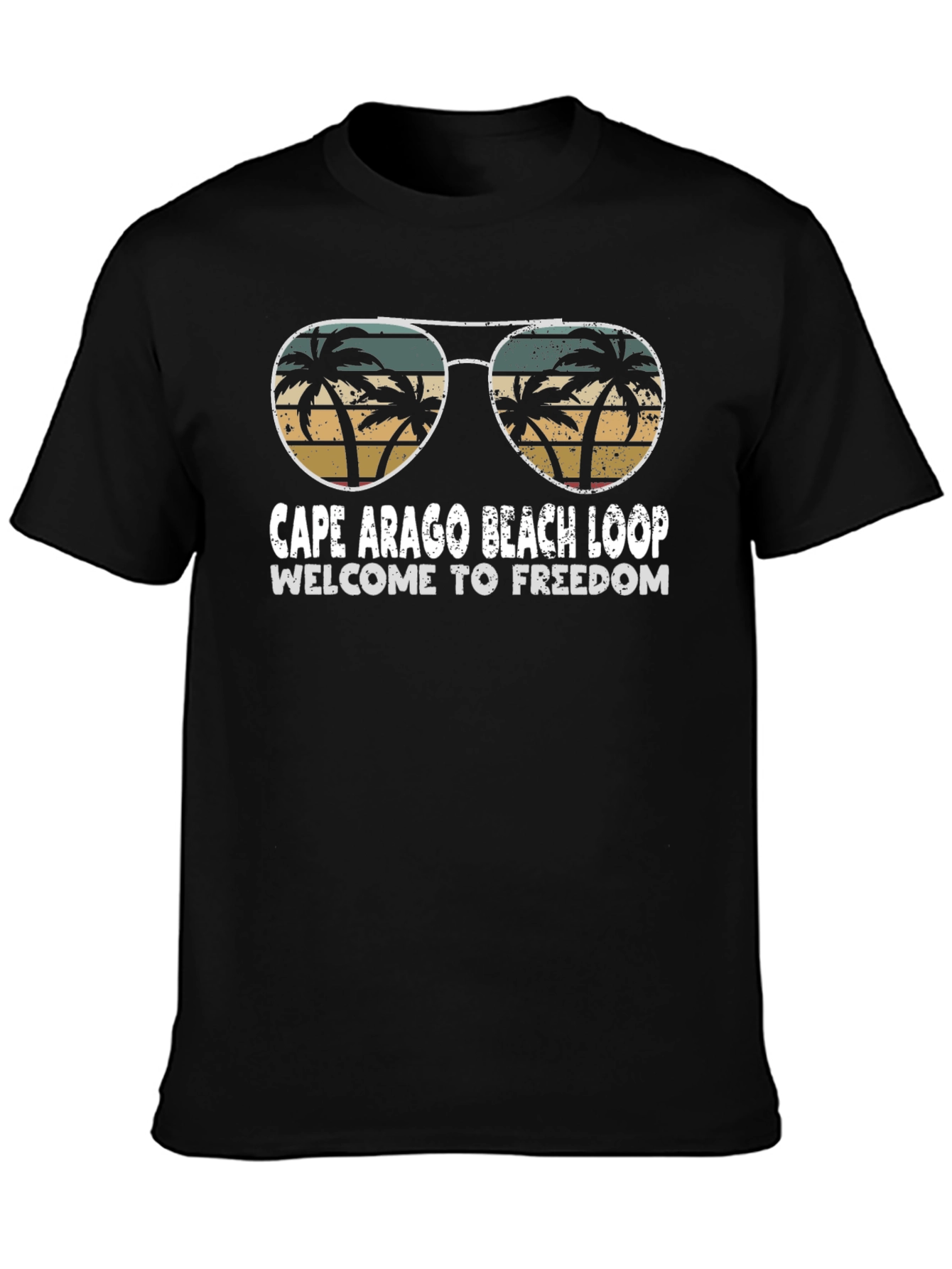 Cape Arago Beach Loop Graphic T-Shirt