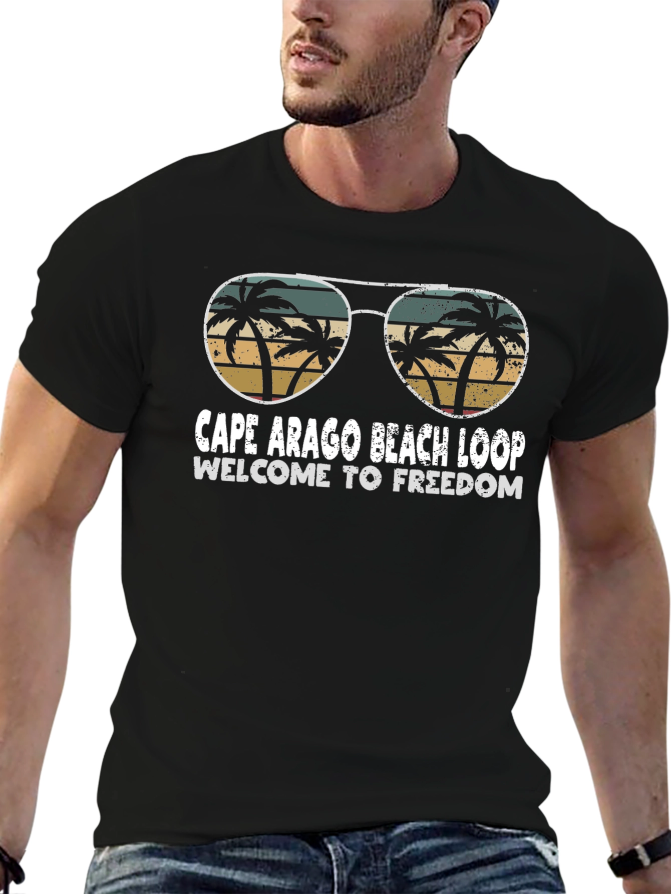 Cape Arago Beach Loop Graphic T-Shirt