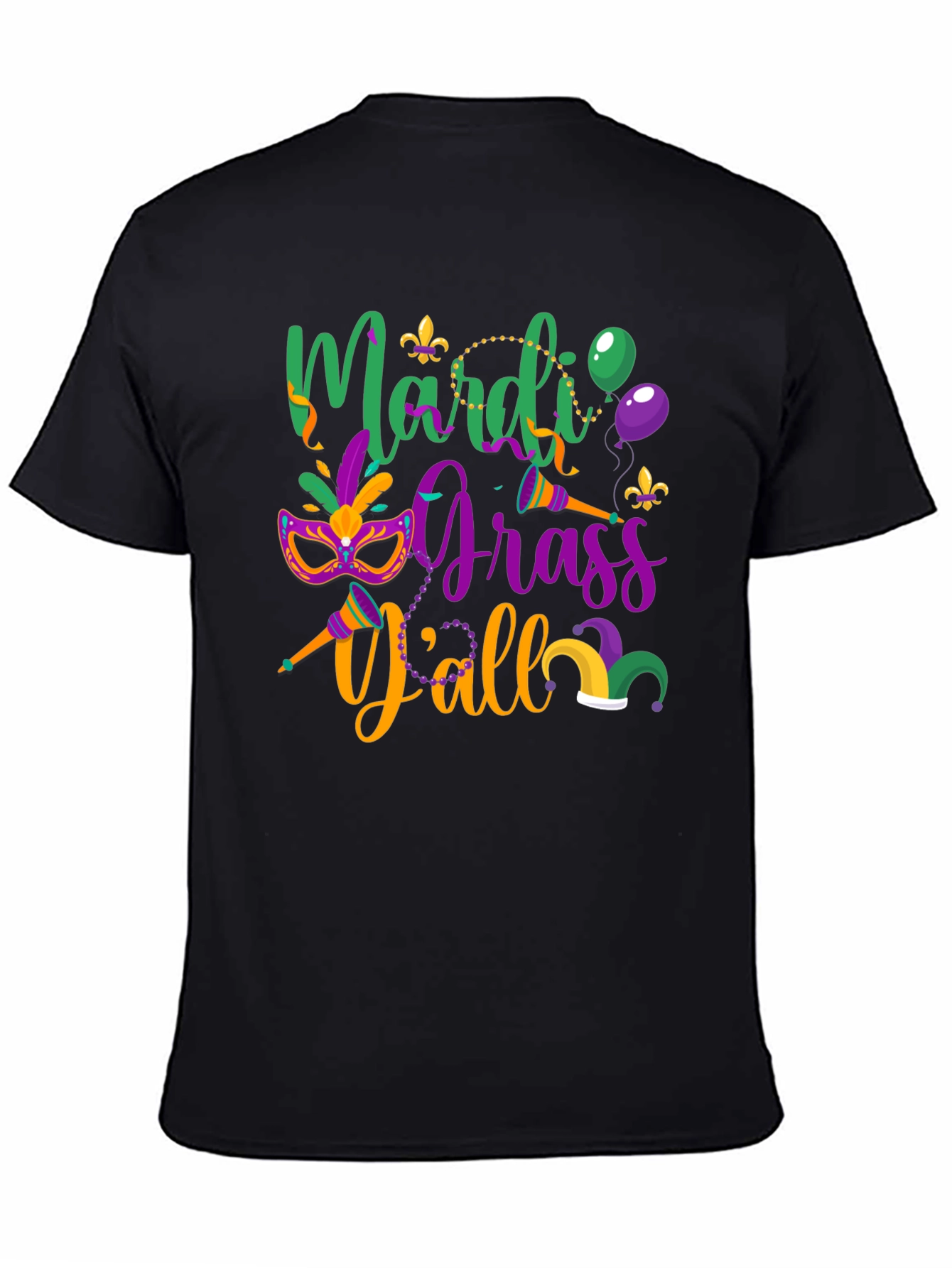 Mardi Gras Yall Graphic Tee