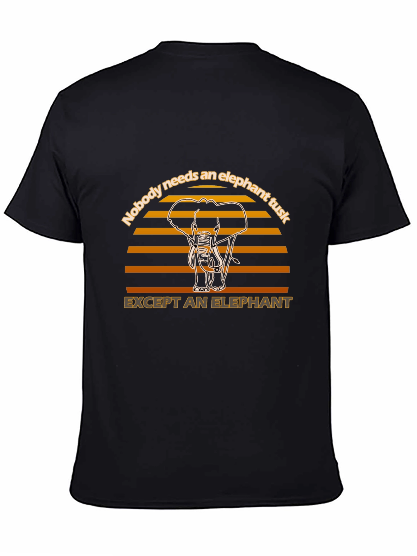 Elephant Tusk Graphic Tee - Animal Lover Shirt