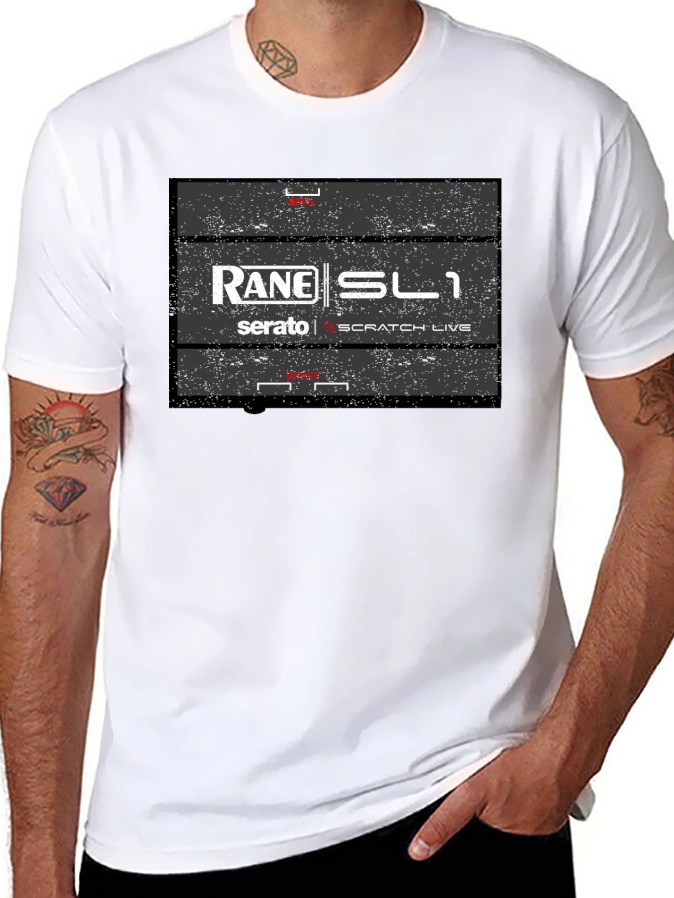Rane SL1 Scratch Live Black T-Shirt DJ Mixer