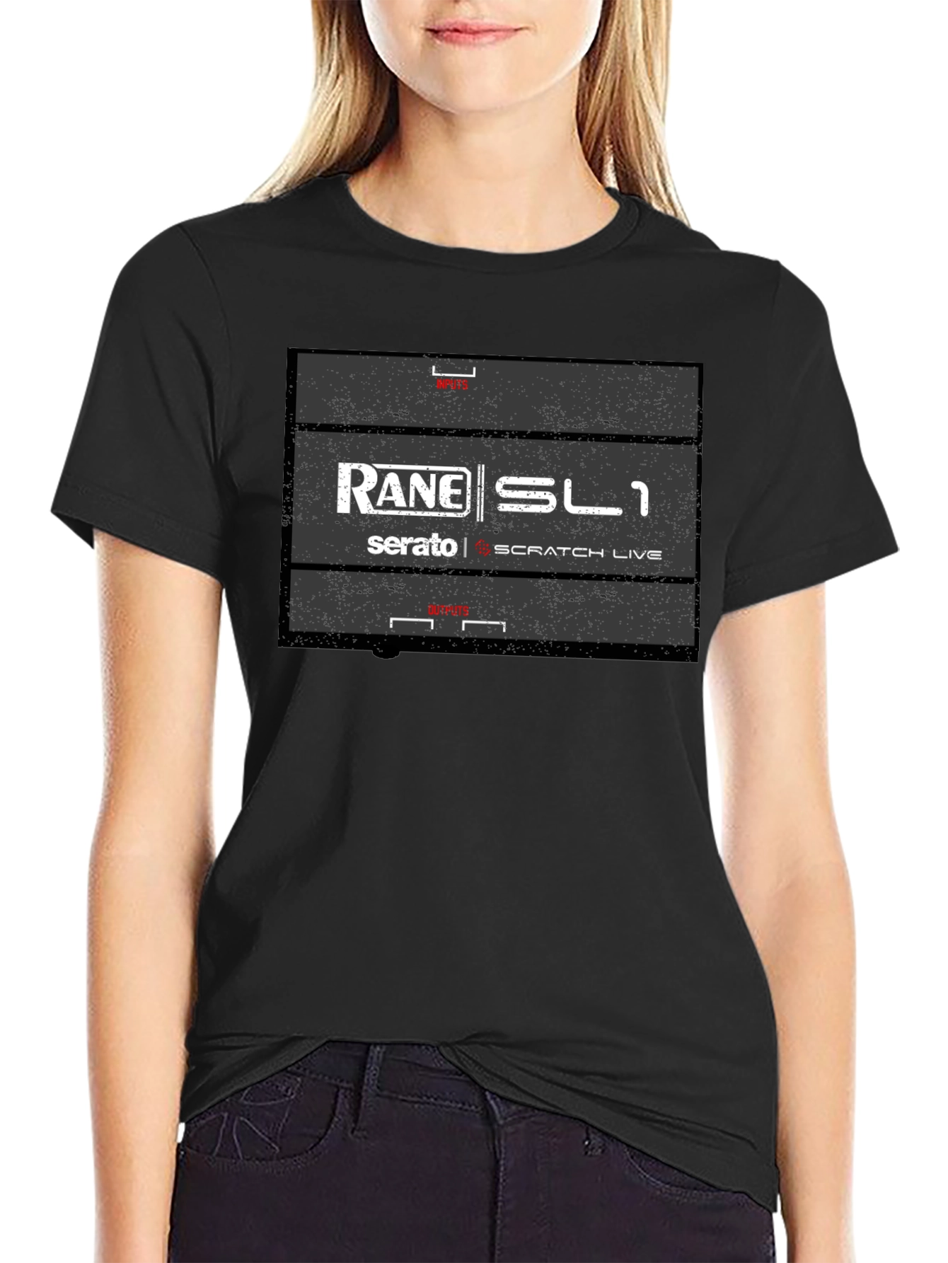 Rane SL1 Scratch Live Black T-Shirt DJ Mixer
