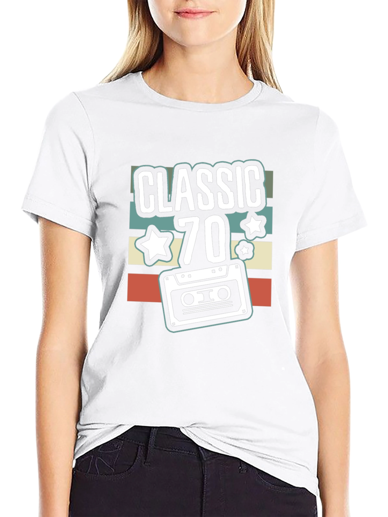 Classic 70s Cassette Tape Graphic Tee