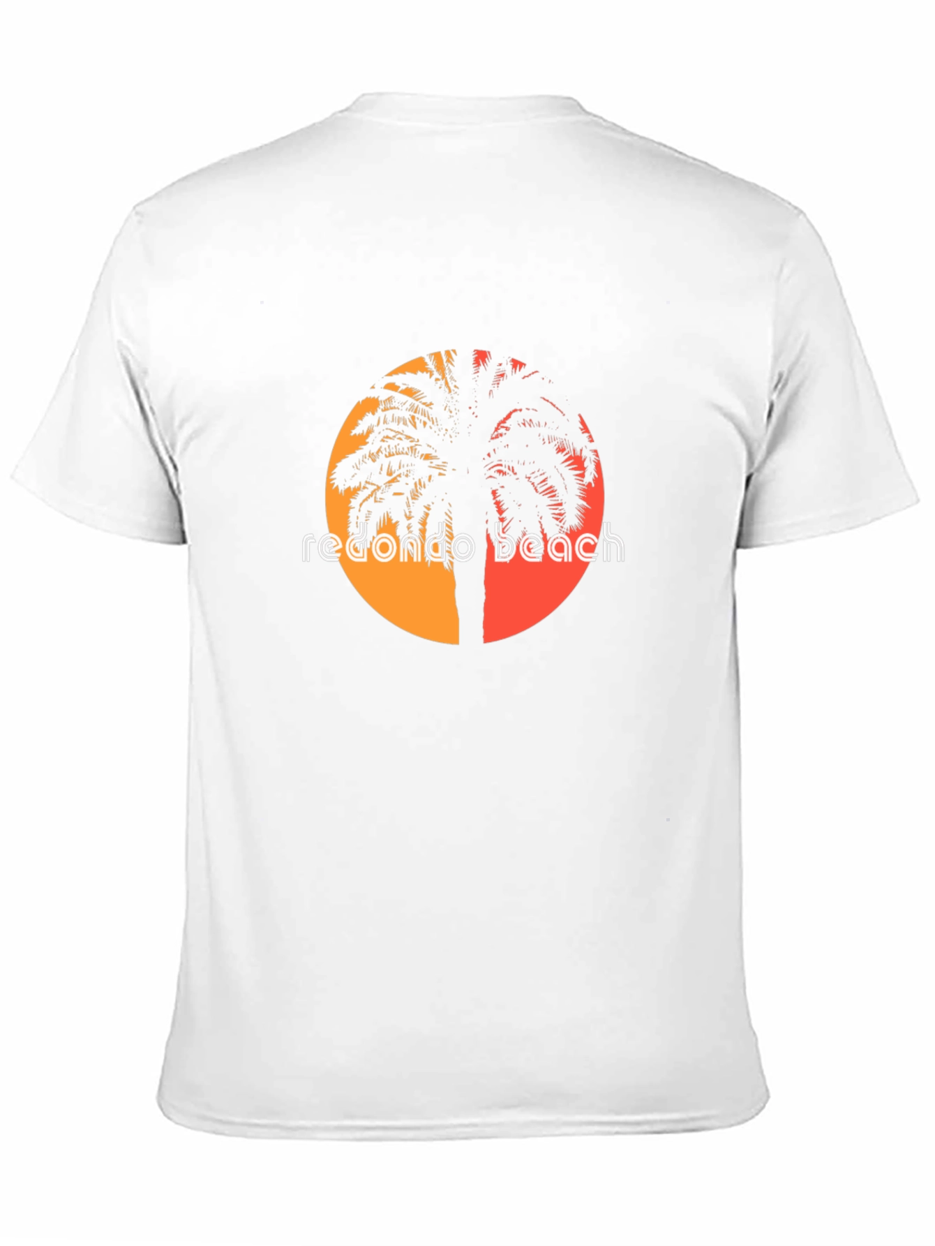 Redondo Beach Sunset Graphic Tee - Black