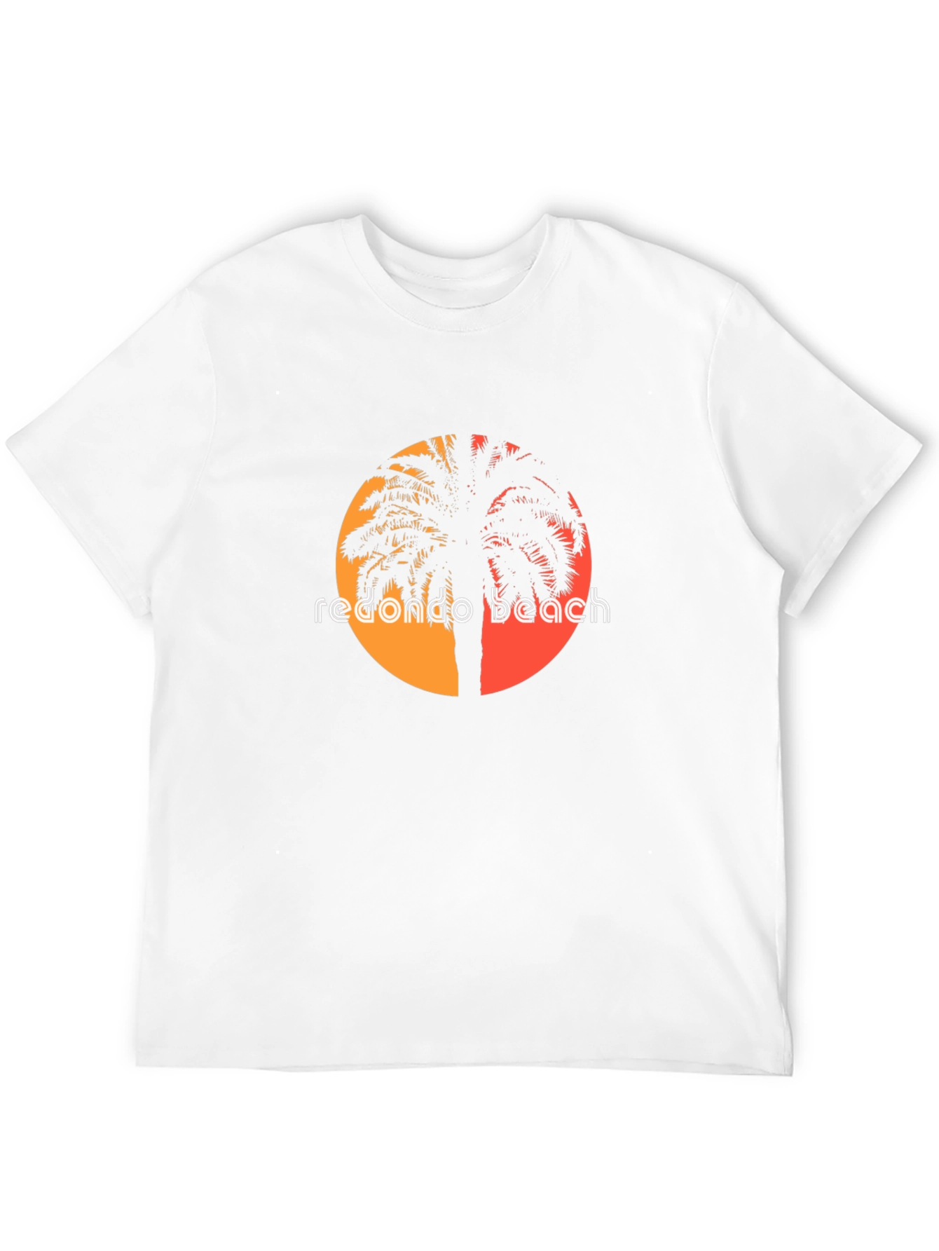 Redondo Beach Sunset Graphic Tee - Black