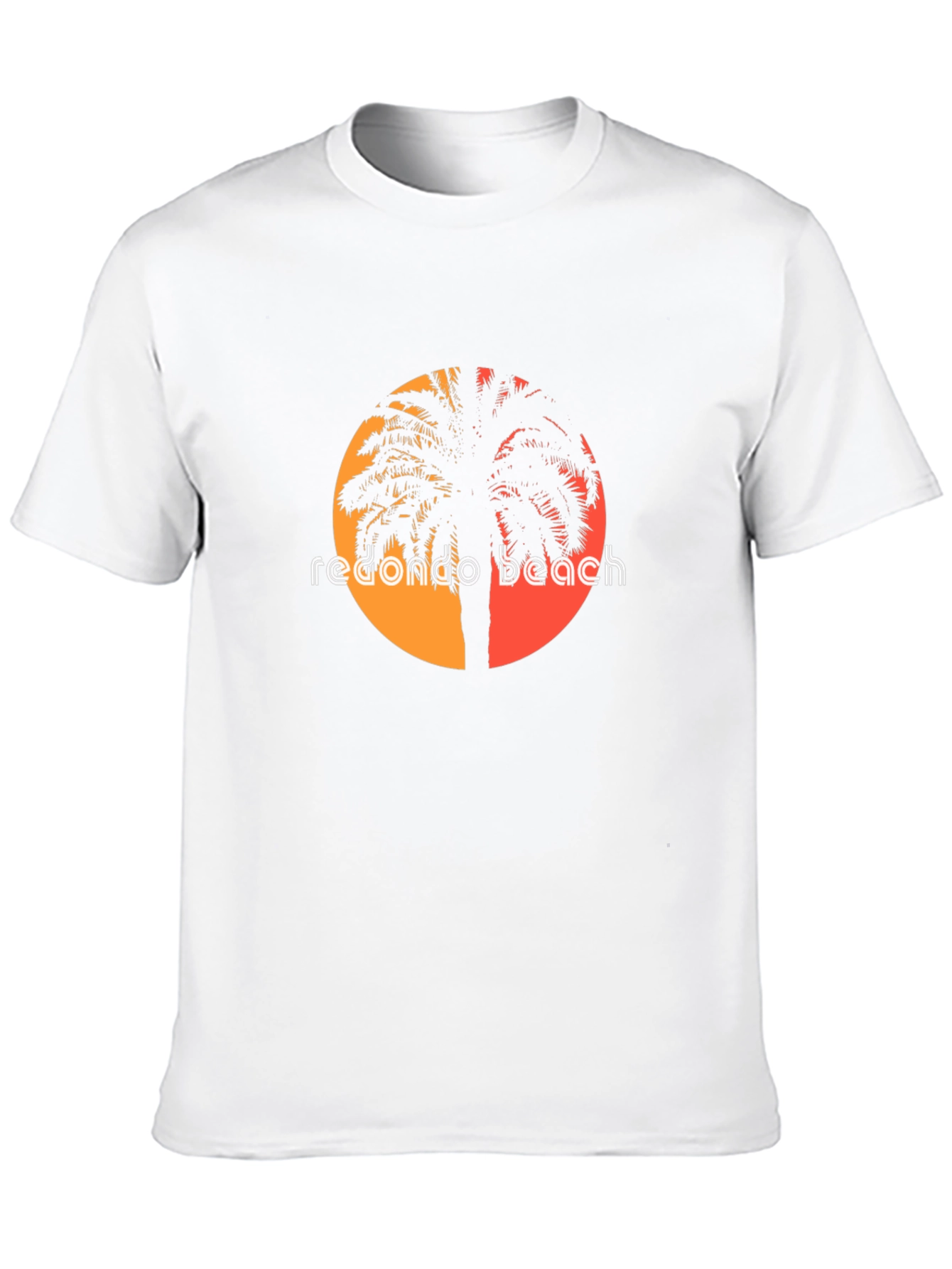 Redondo Beach Sunset Graphic Tee - Black