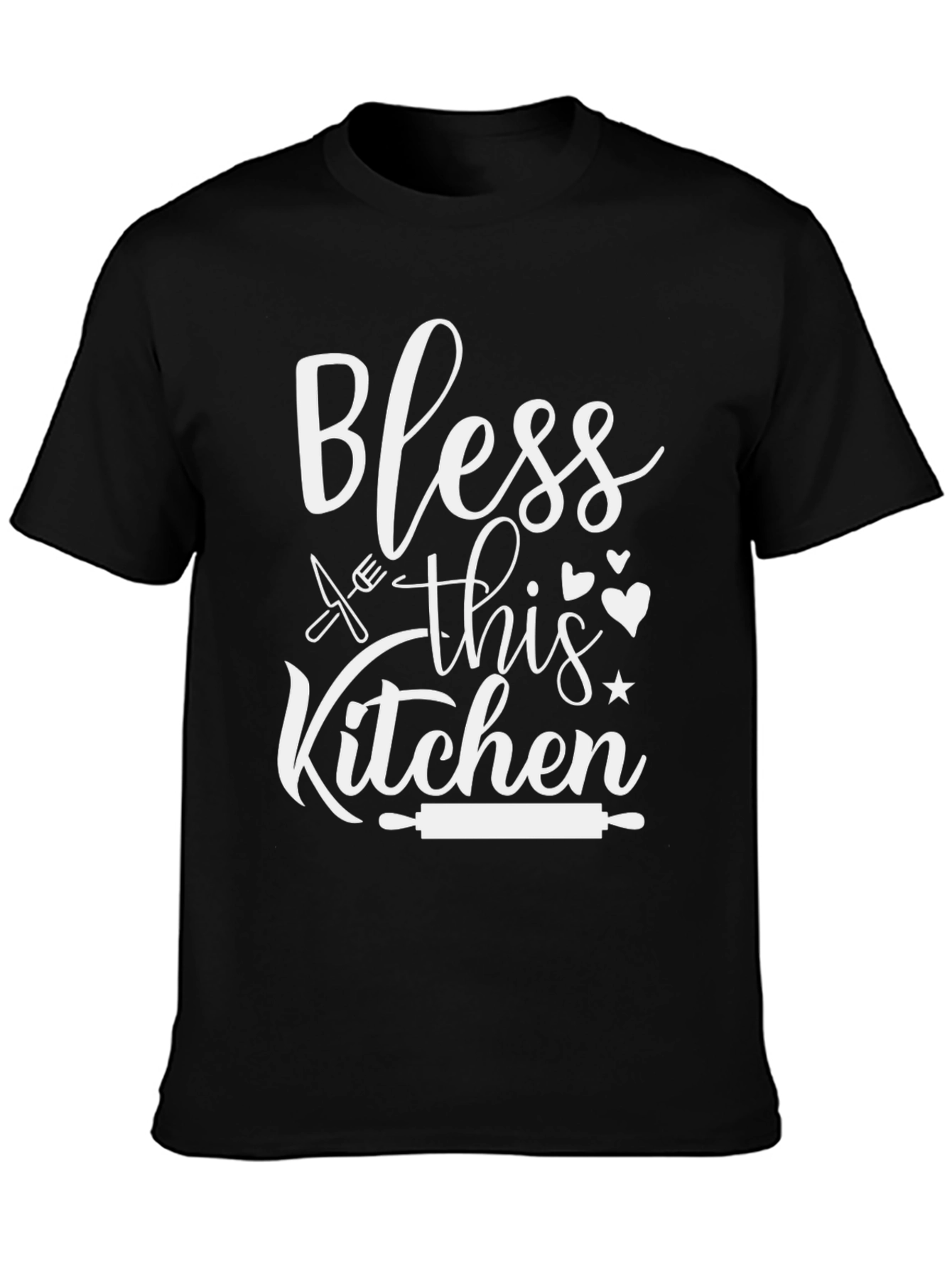 Bless This Kitchen T-Shirt - Chef Gift