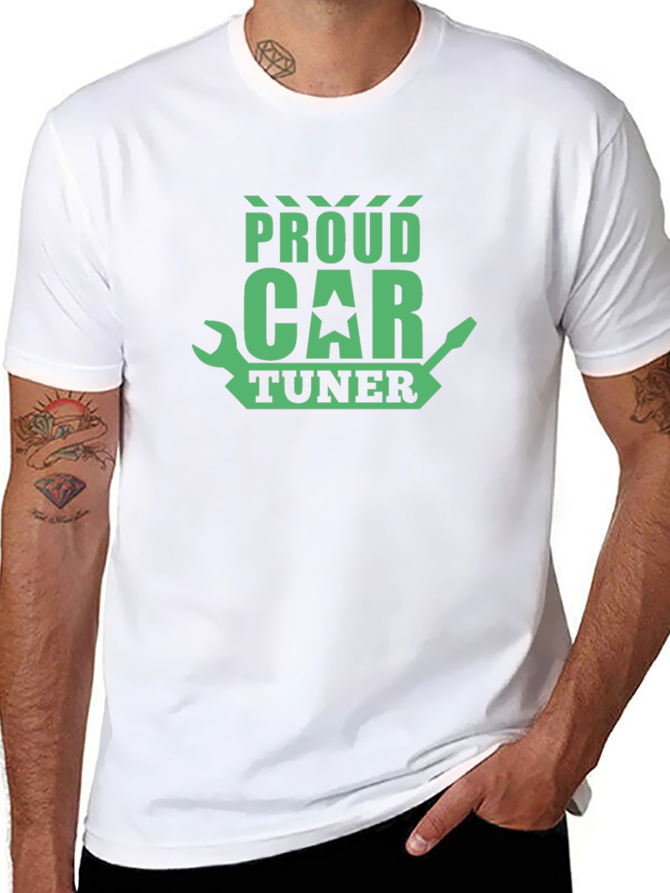 Proud Car Tuner Black T-Shirt