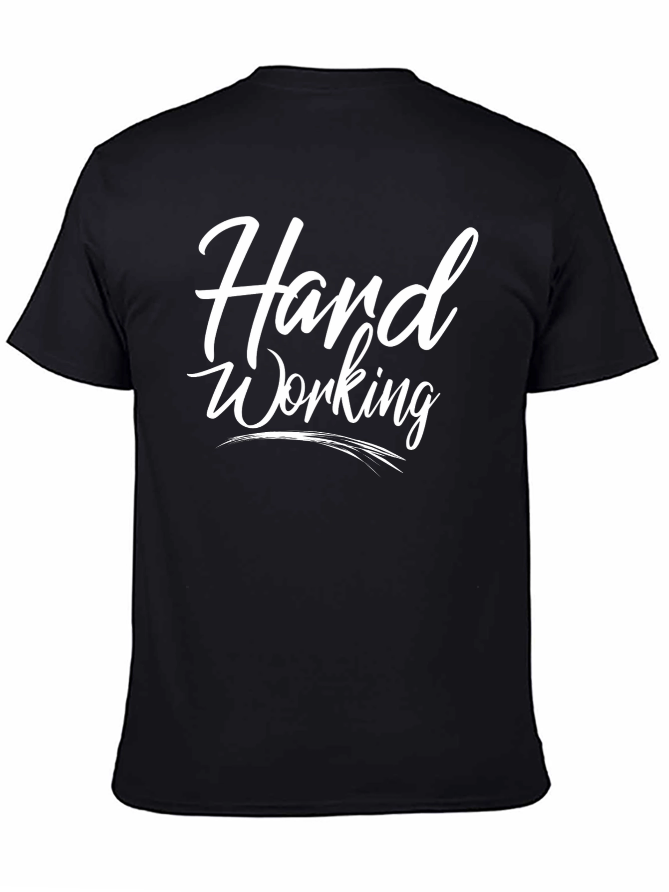 Hard Working Black Graphic Tee