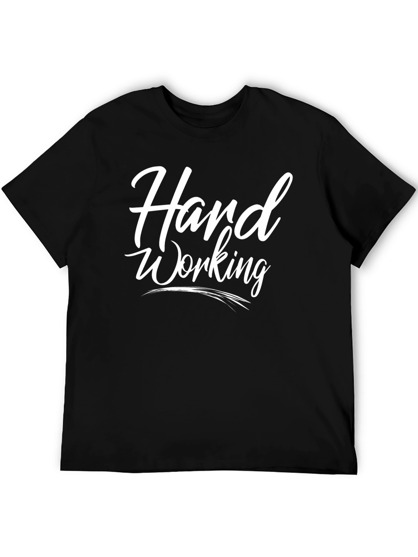 Hard Working Black Graphic Tee