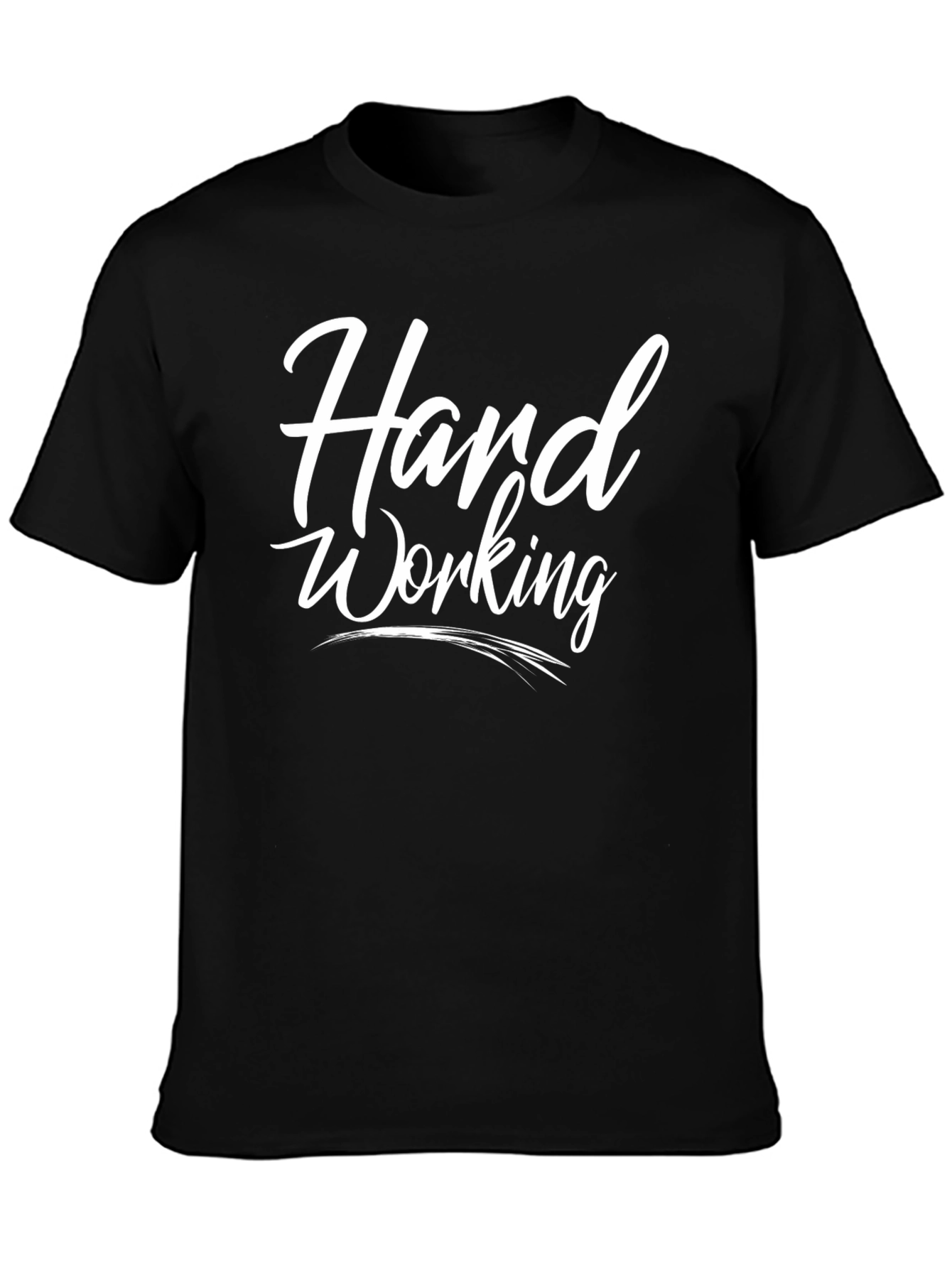 Hard Working Black Graphic Tee