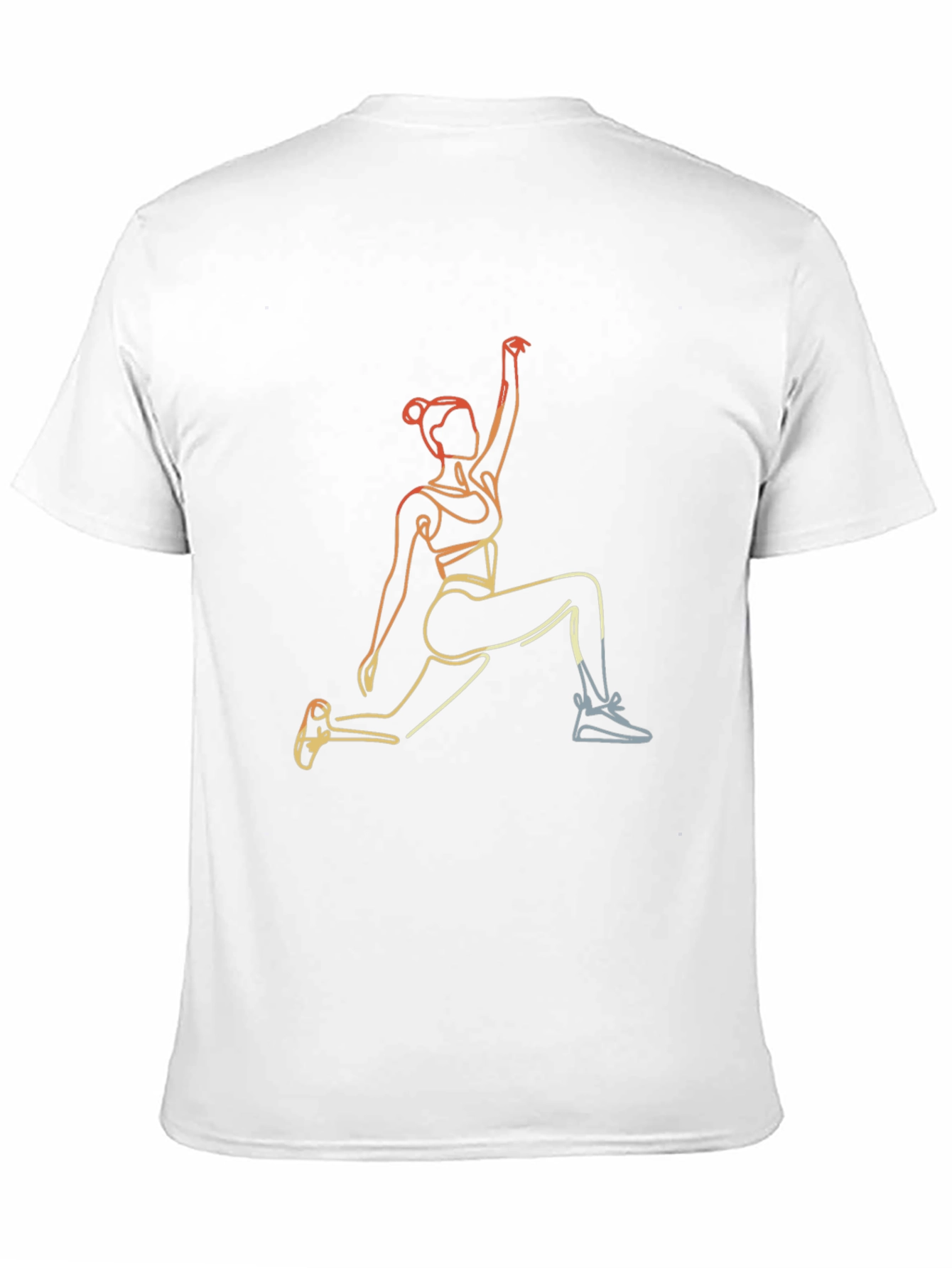 Yoga Pose Graphic Tee - Black