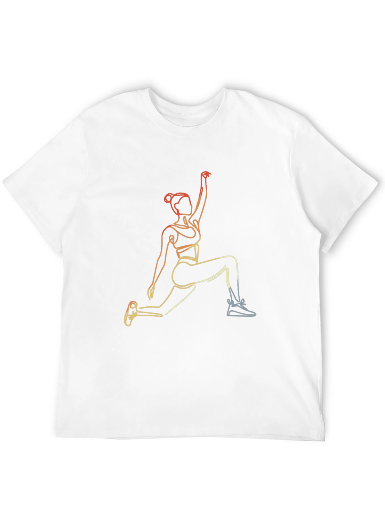Yoga Pose Graphic Tee - Black
