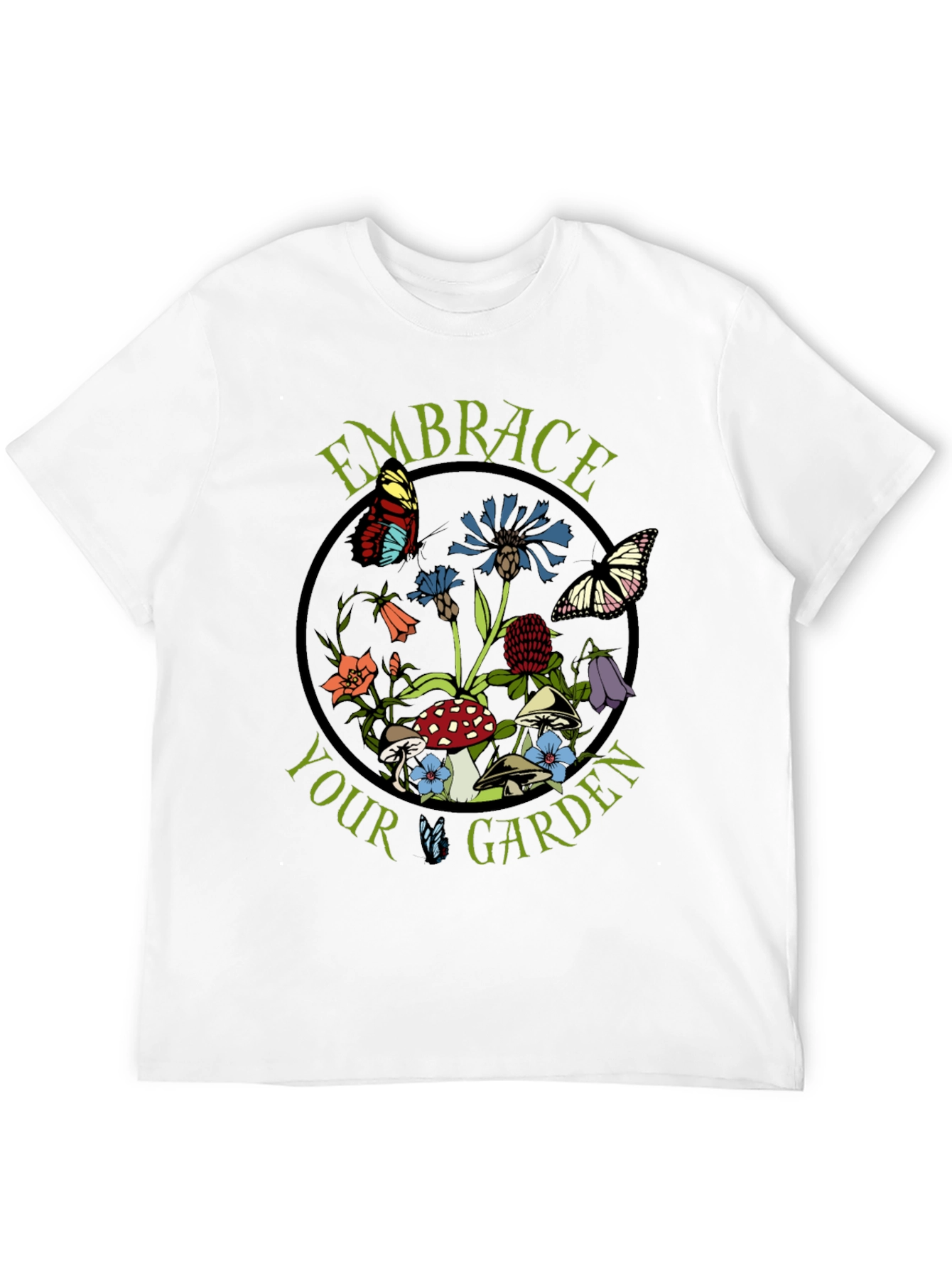 Embrace Your Garden Black T-Shirt