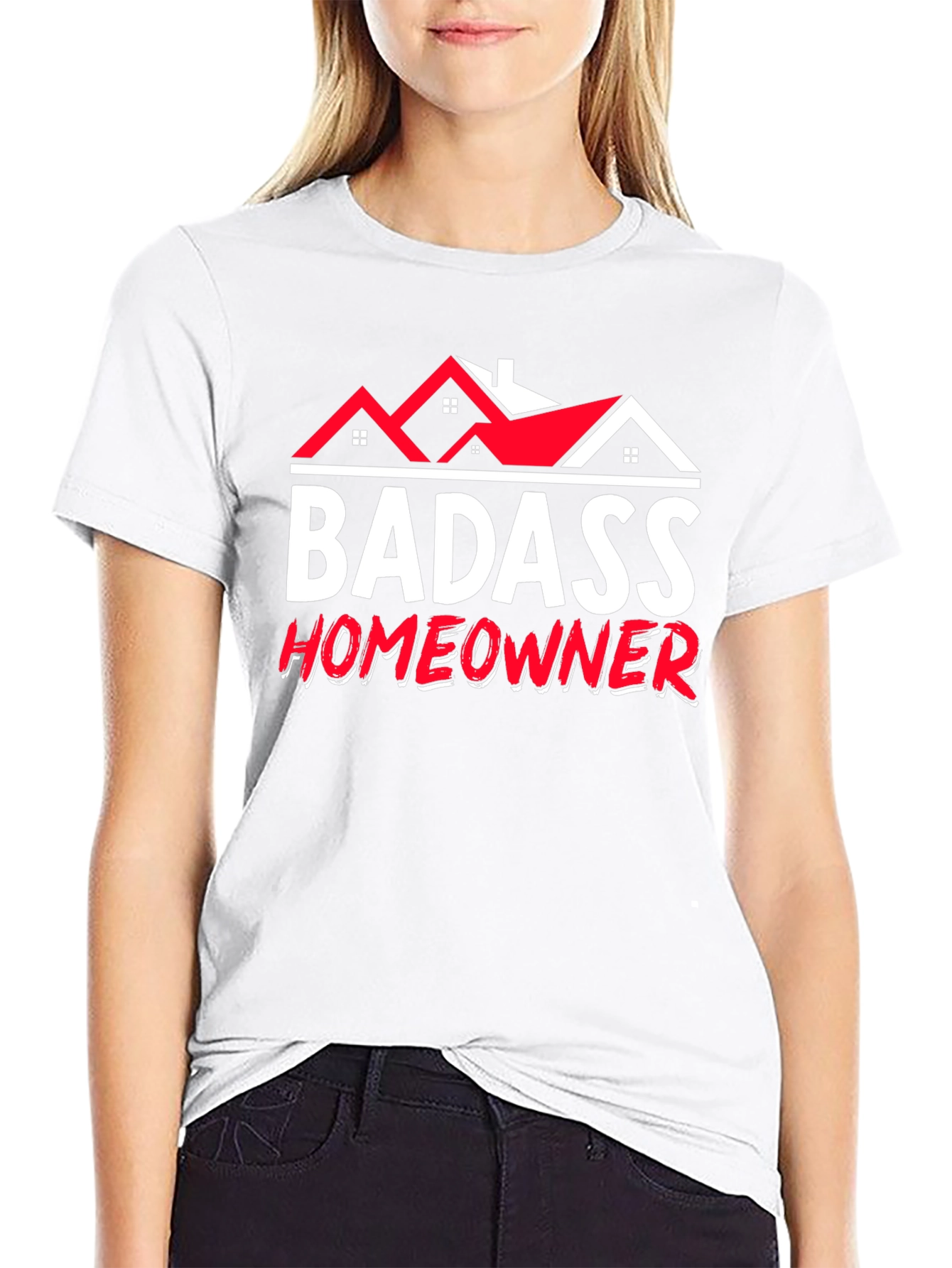 Badass Homeowner Graphic Tee - Black