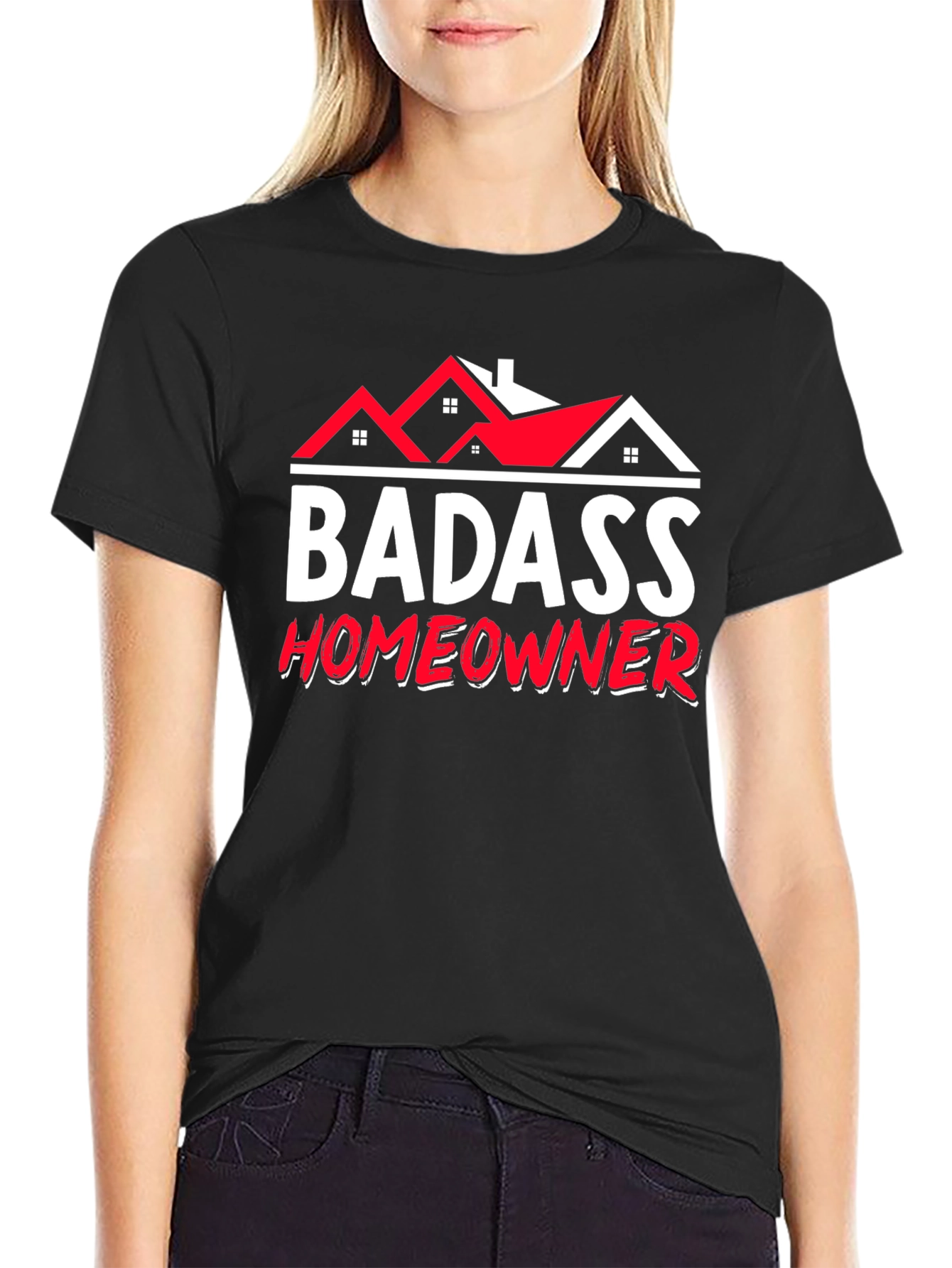 Badass Homeowner Graphic Tee - Black