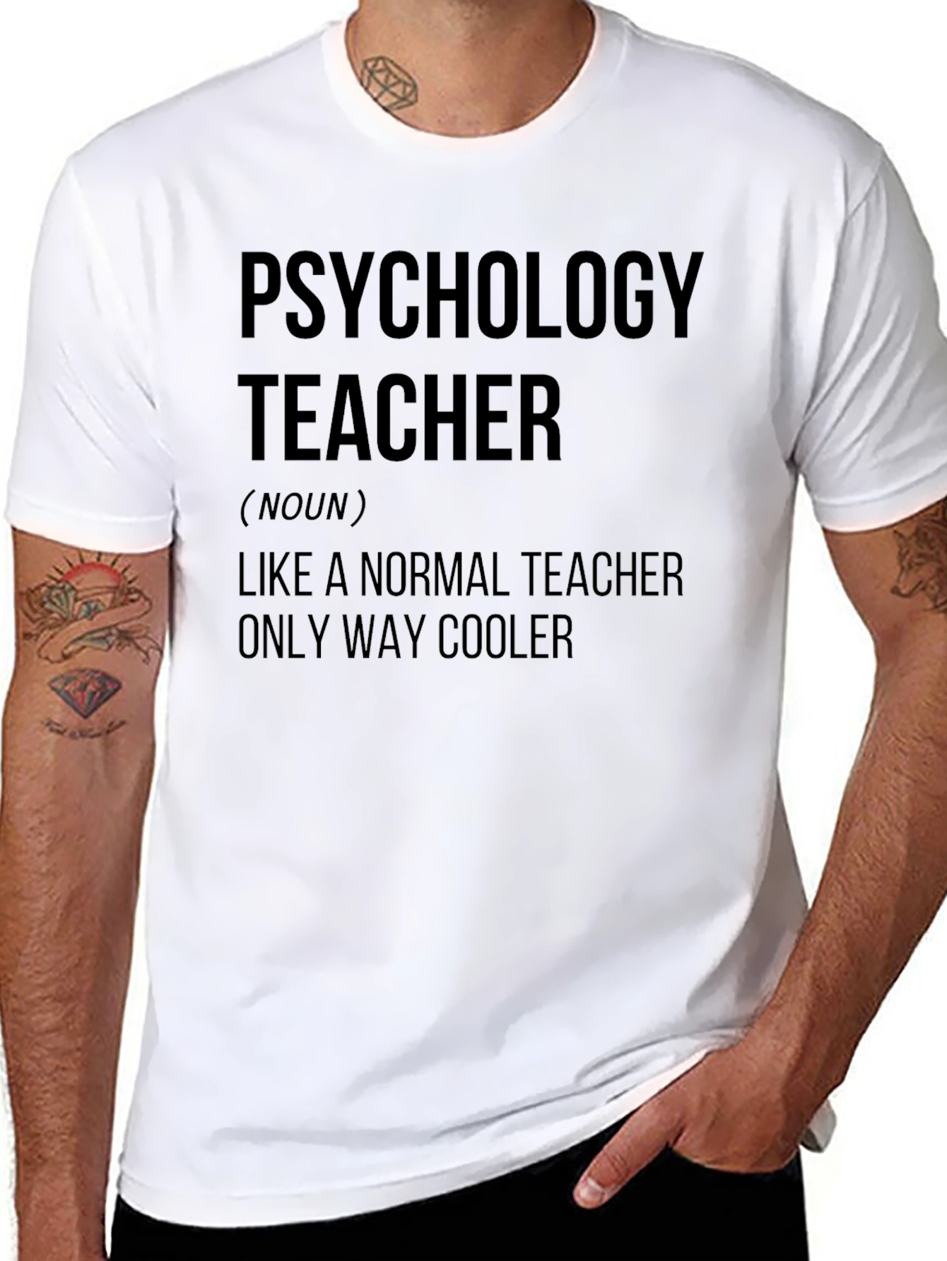 Psychology Teacher T-Shirt - Cool Teacher Definition