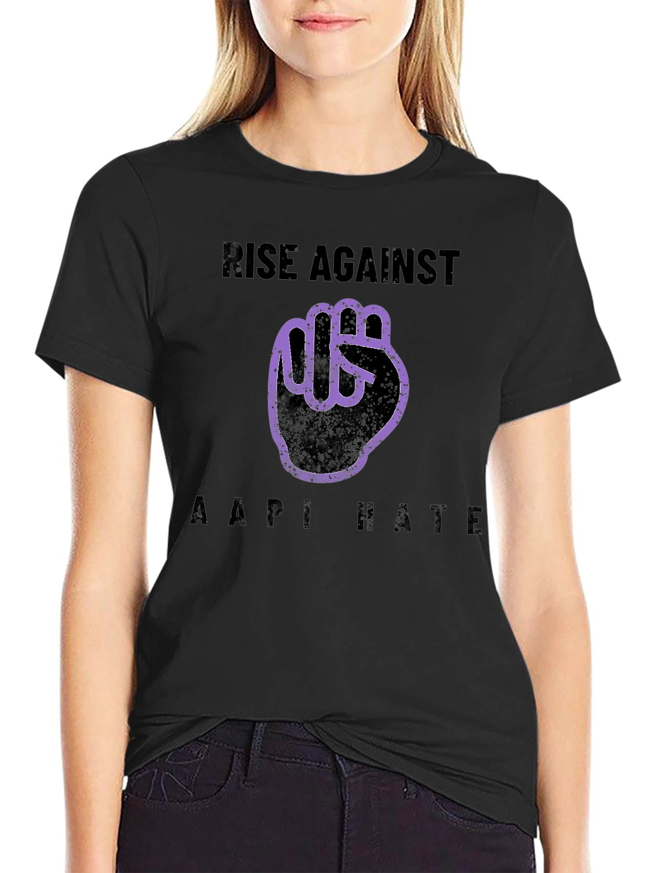 Rise Against AAPI Hate T-Shirt