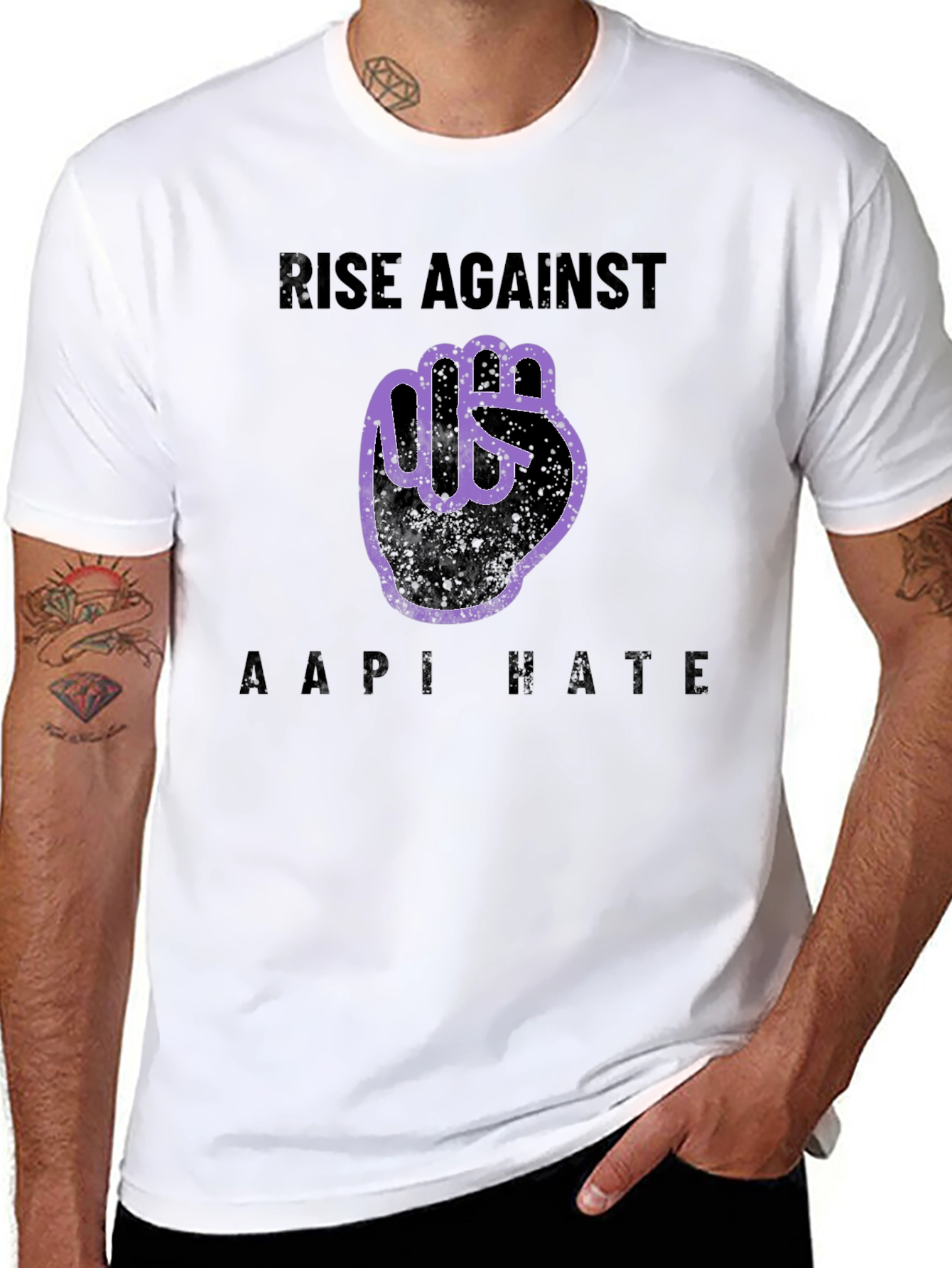 Rise Against AAPI Hate T-Shirt