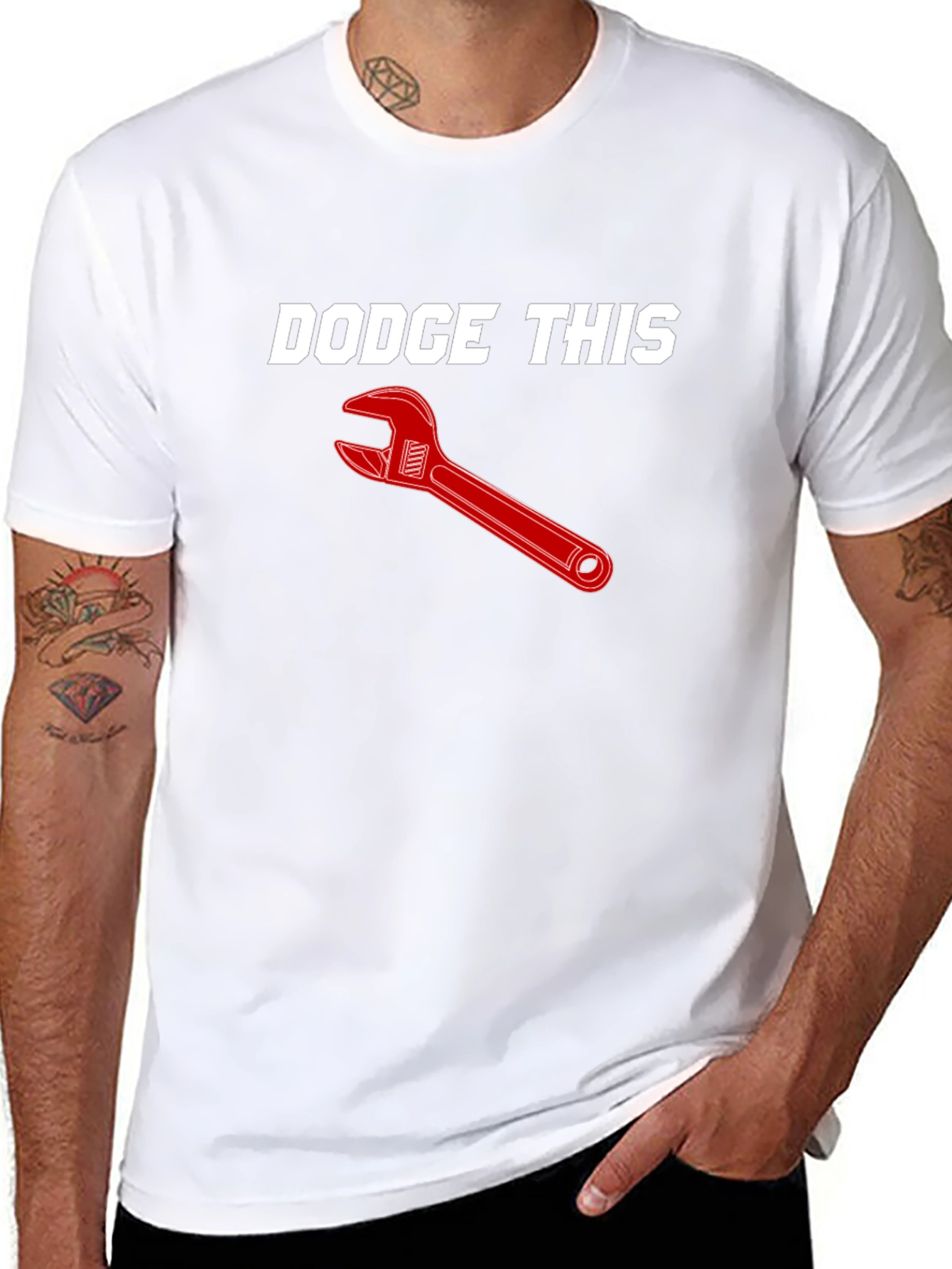 Dodge This Wrench Graphic Tee - Black