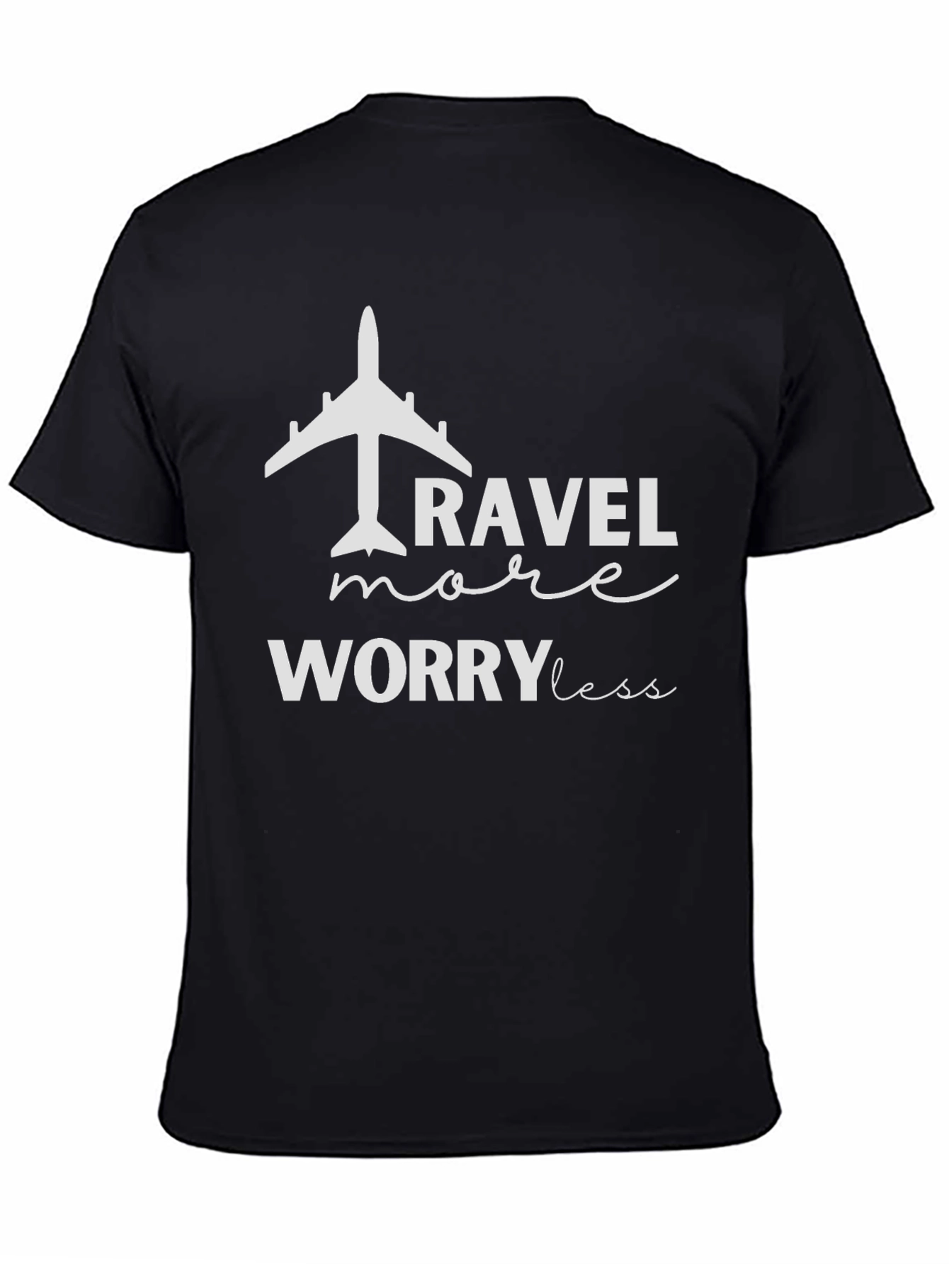 Travel More Worry Less Graphic T-Shirt