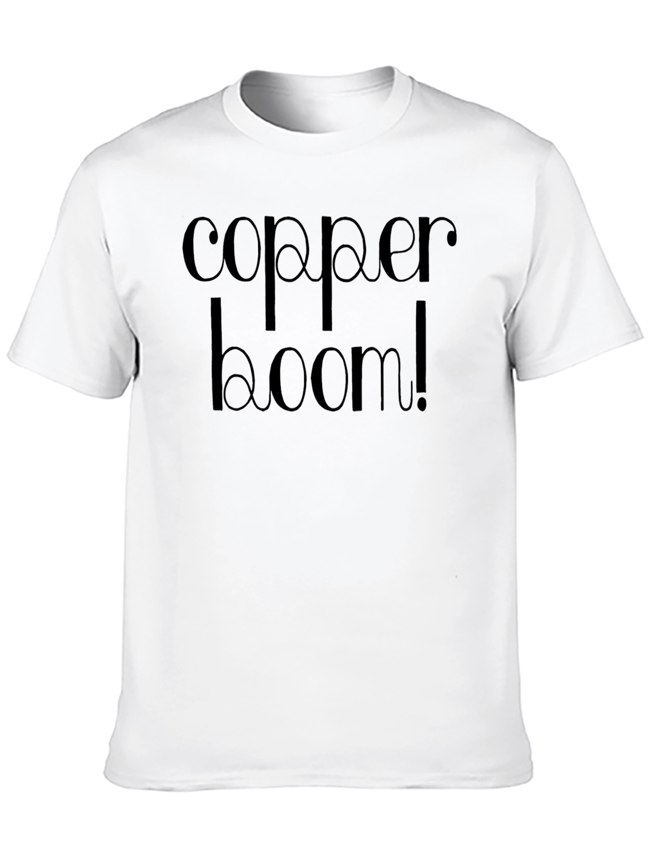 Copper Boom! Black Graphic Tee