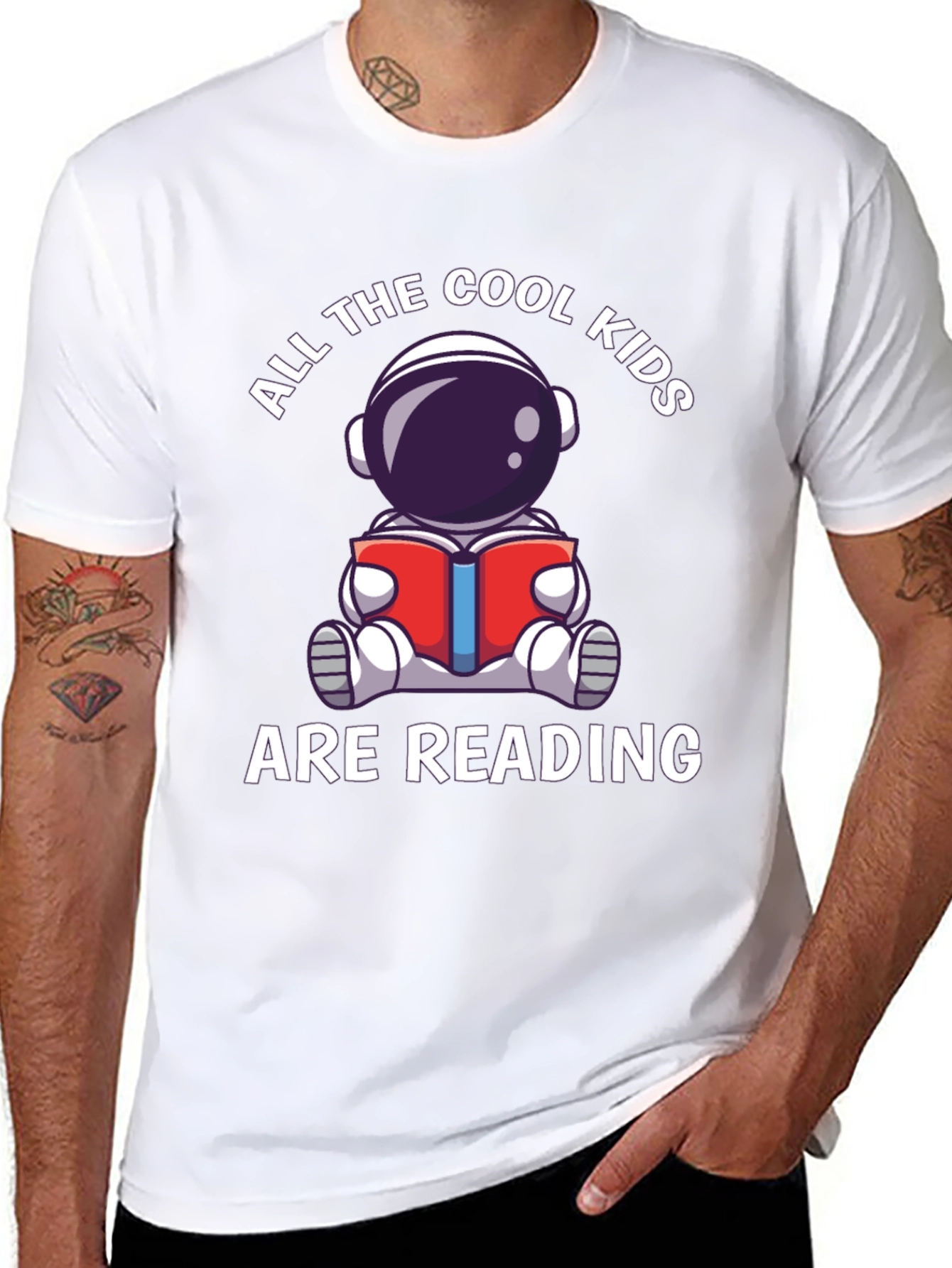 Cool Kids Read Astronaut T-Shirt
