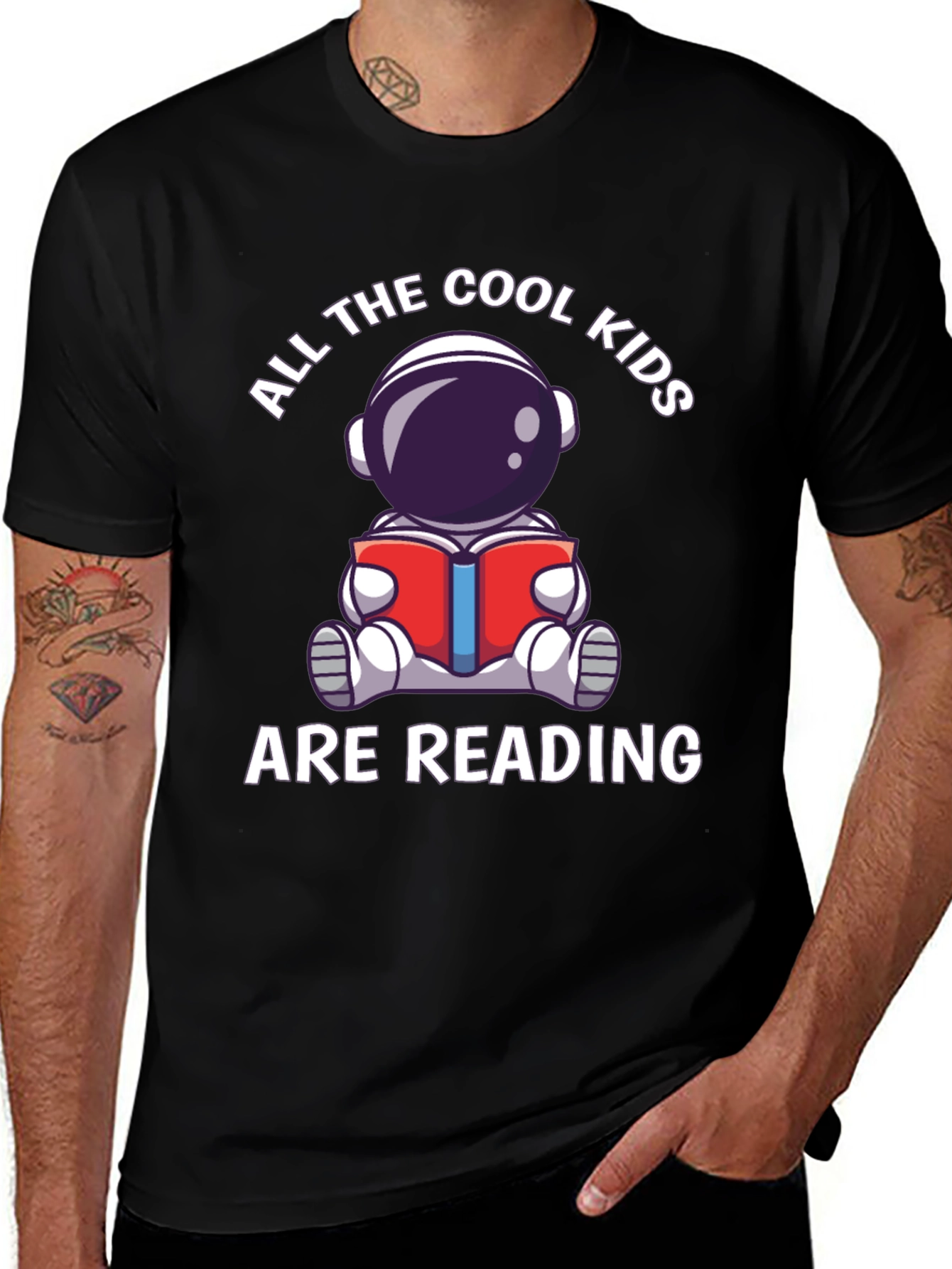 Cool Kids Read Astronaut T-Shirt