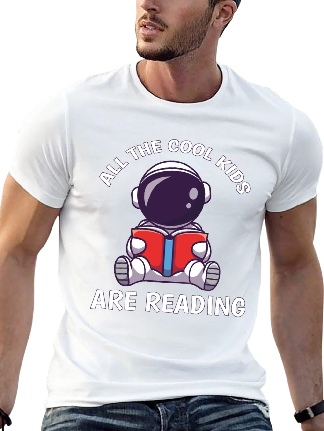 Cool Kids Read Astronaut T-Shirt