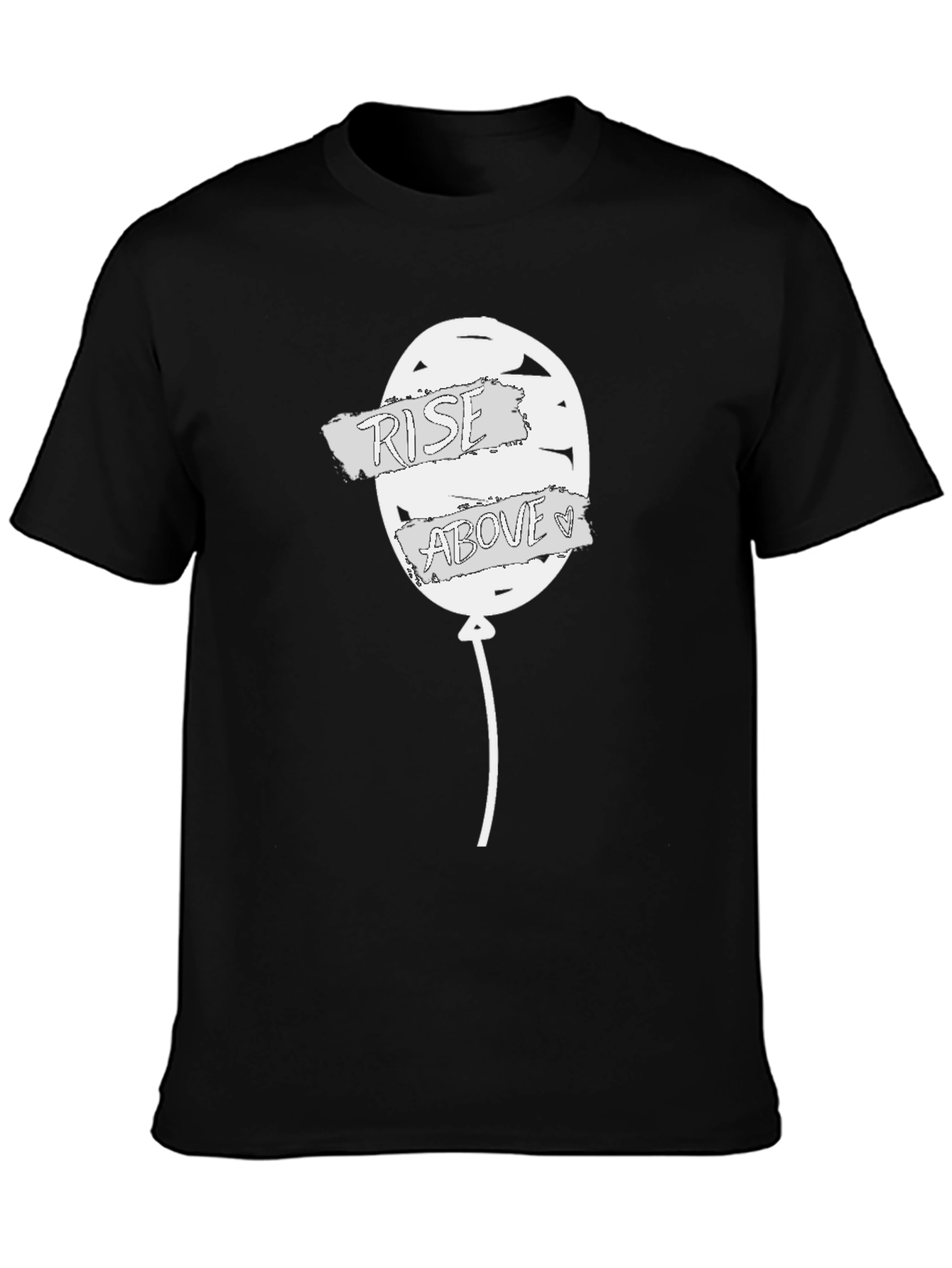 Rise Above Graphic Tee - Black
