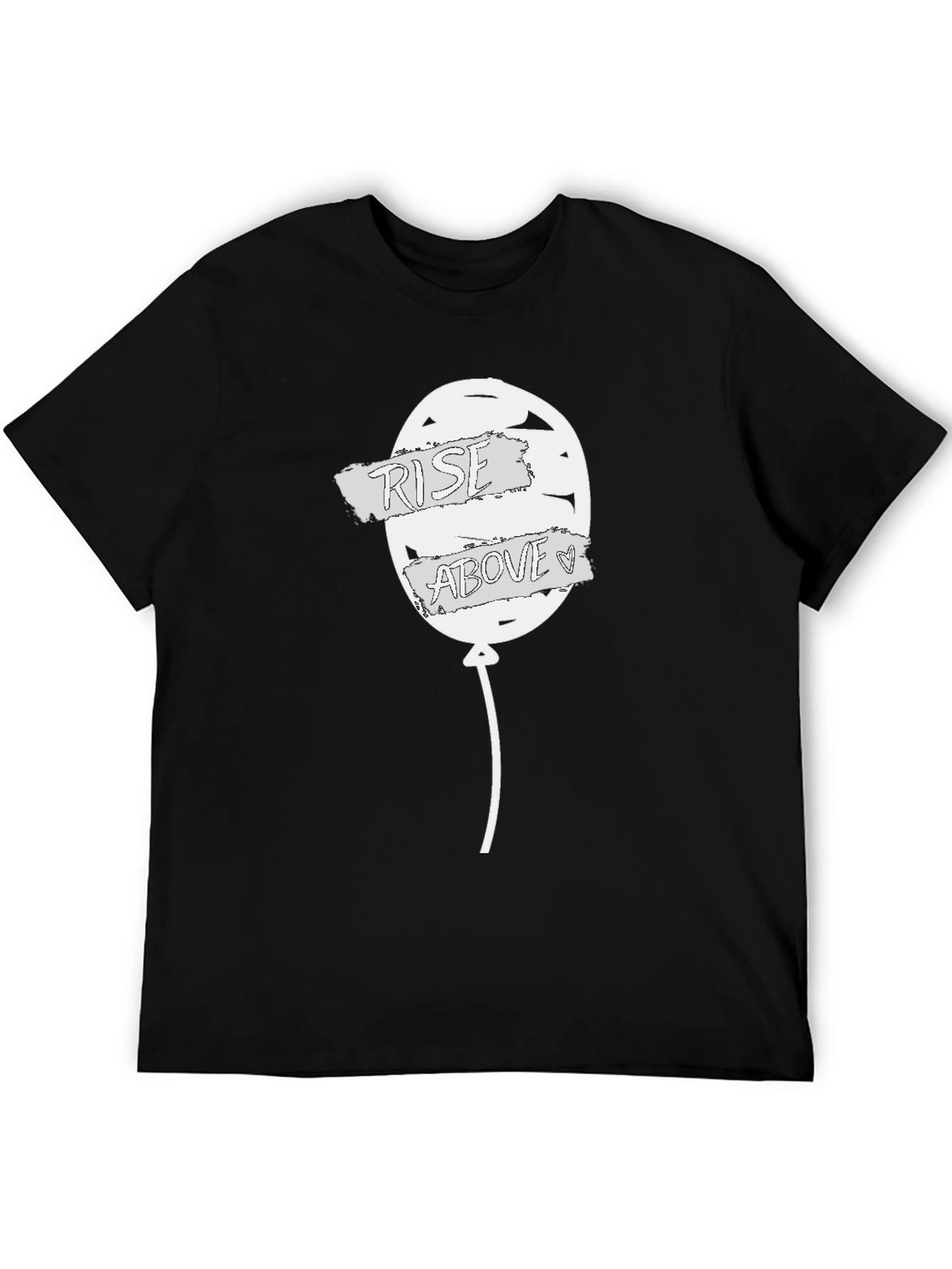 Rise Above Graphic Tee - Black