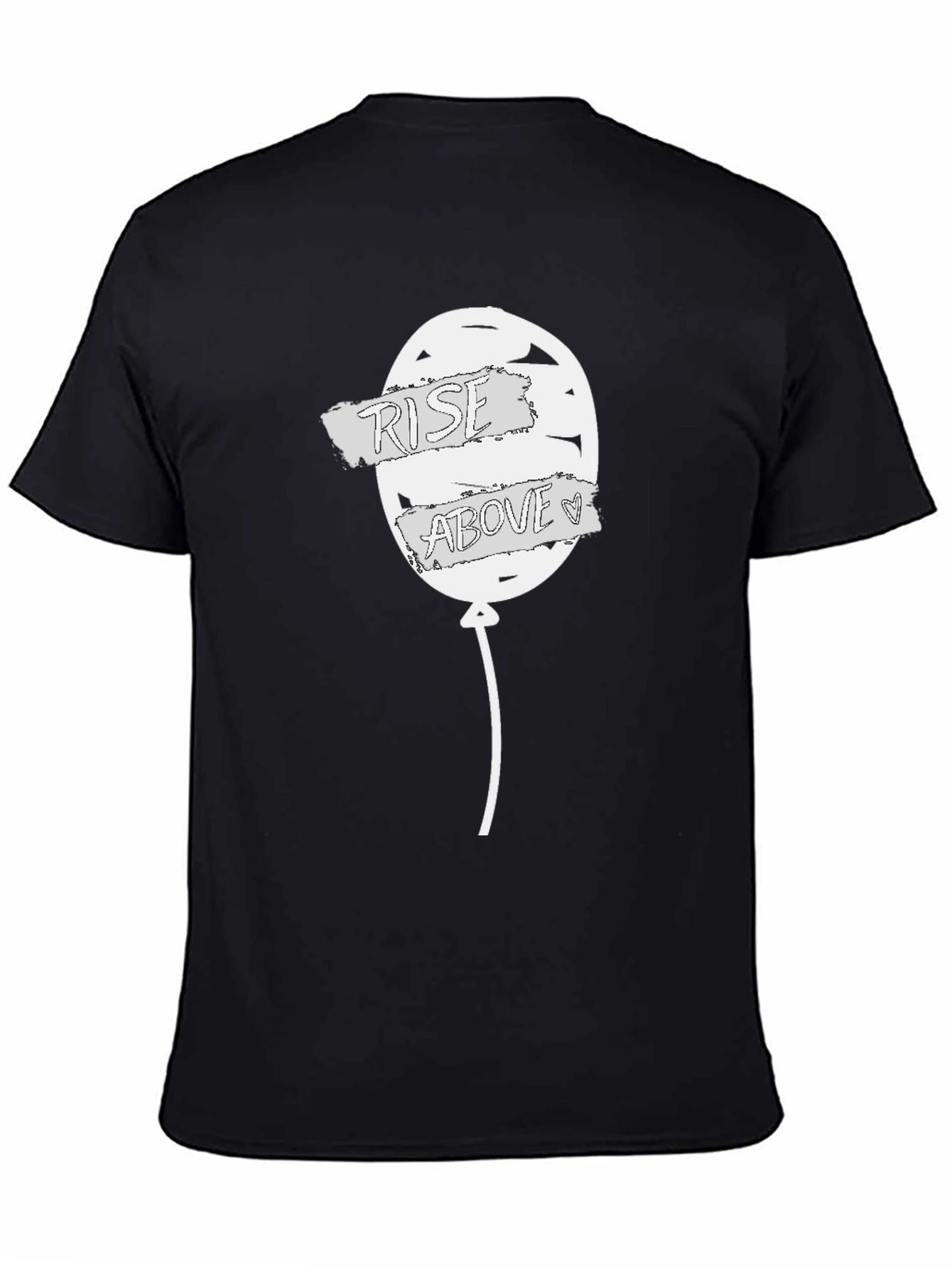 Rise Above Graphic Tee - Black