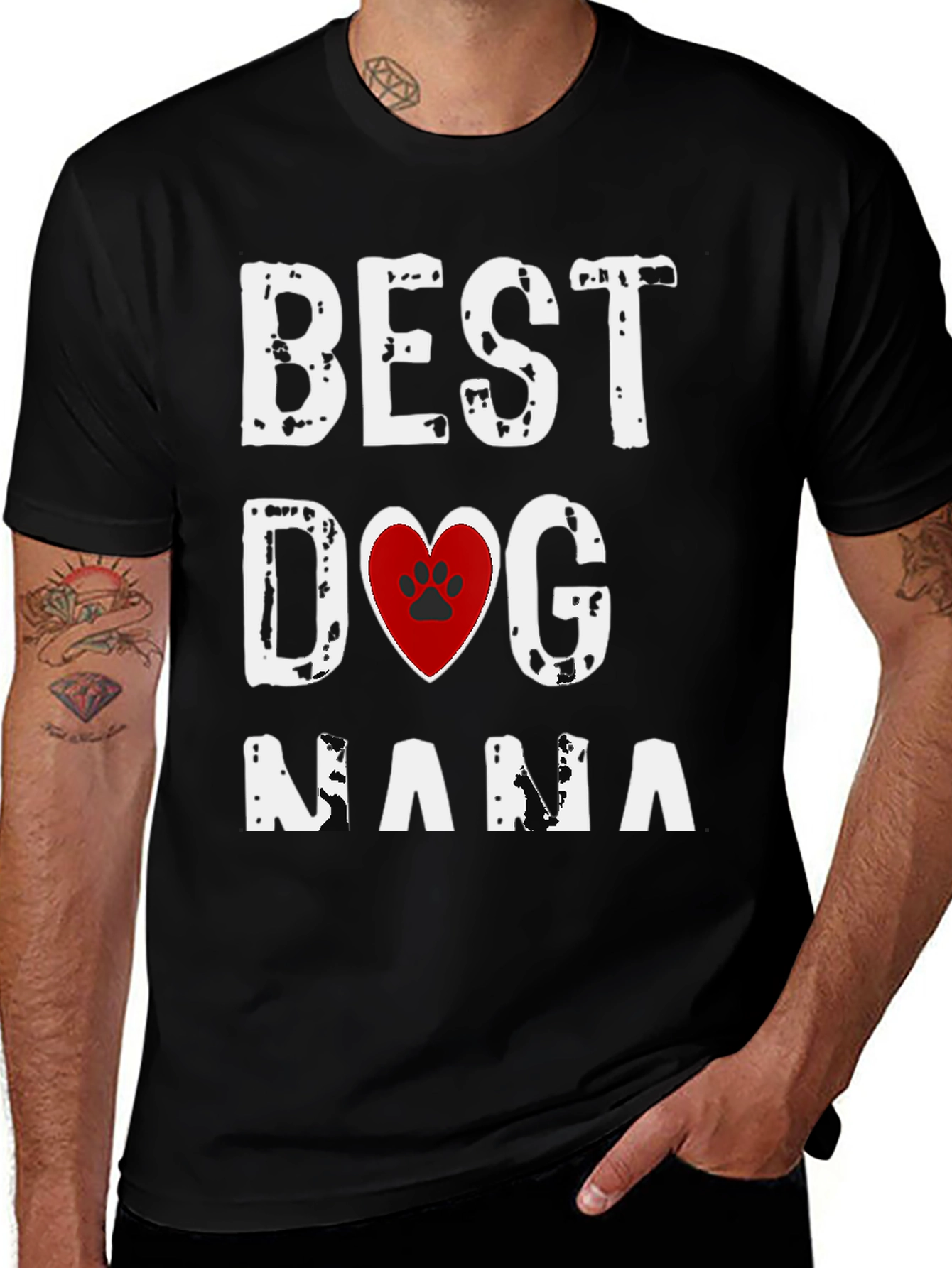 Best Dog Nana Graphic T-Shirt