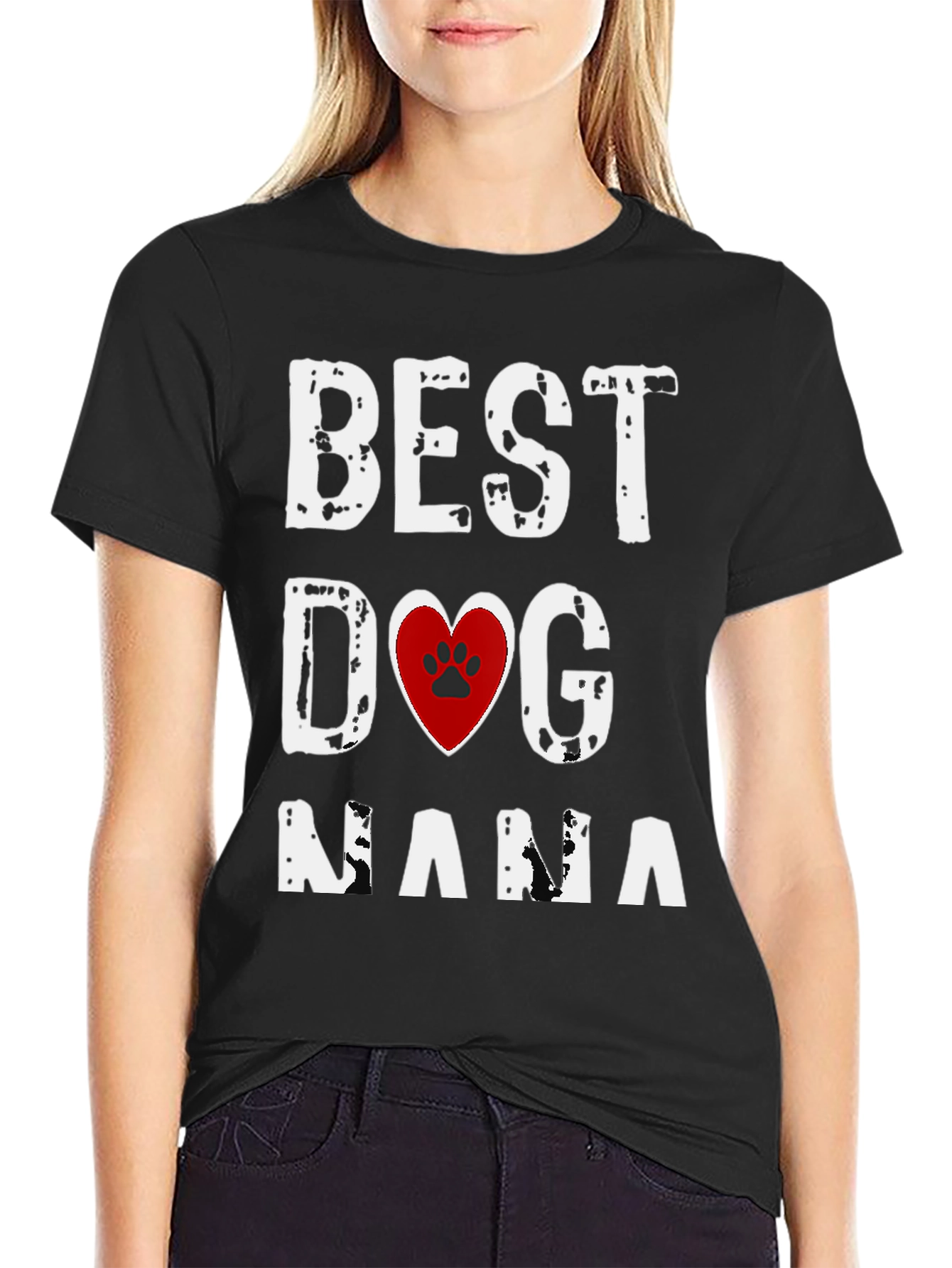 Best Dog Nana Graphic T-Shirt