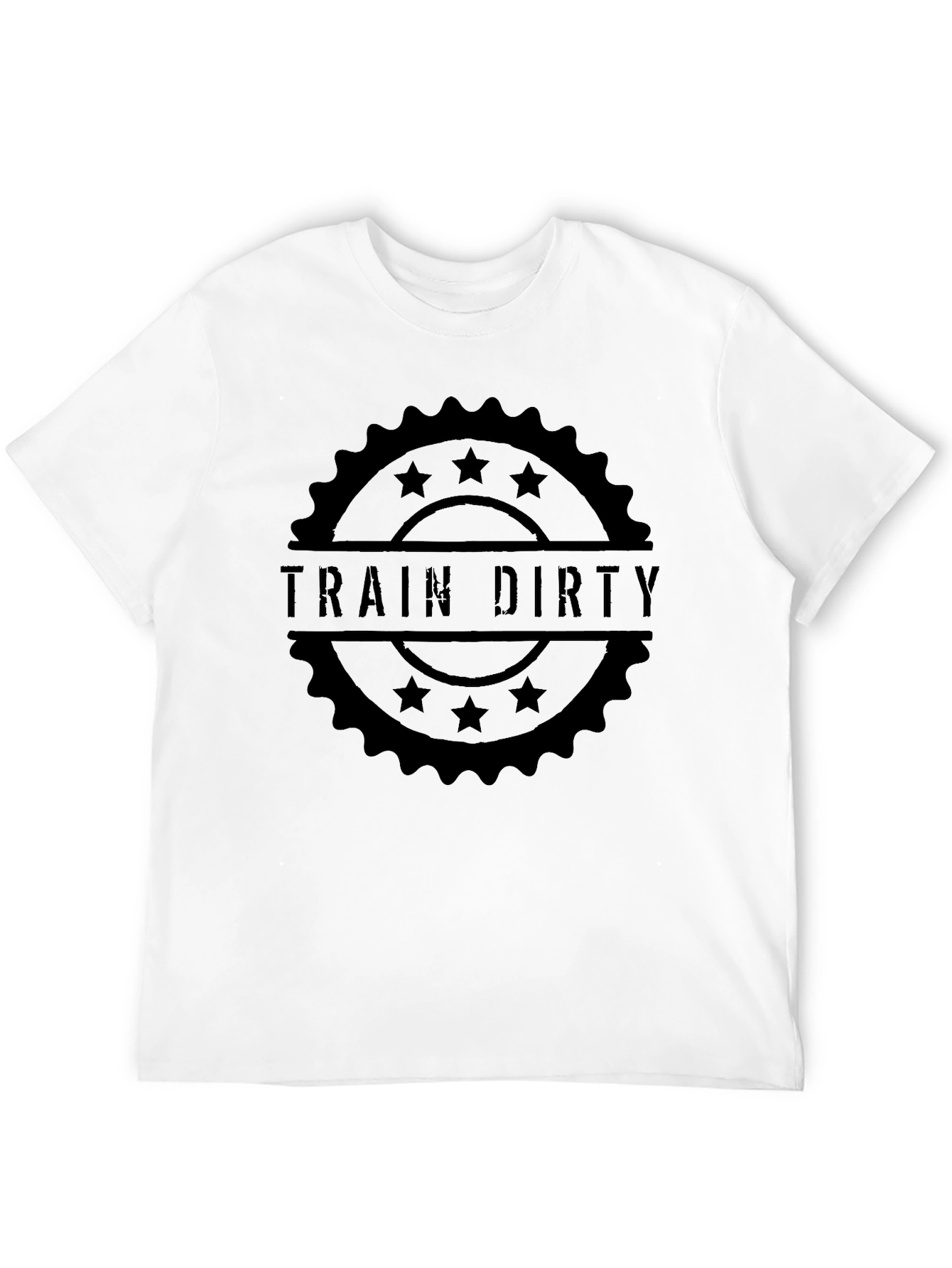 Train Dirty Graphic Tee - Black