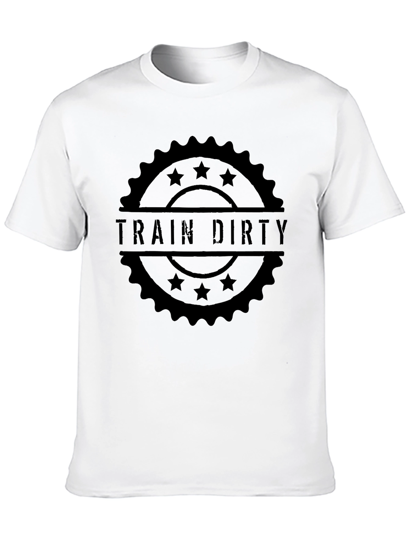 Train Dirty Graphic Tee - Black