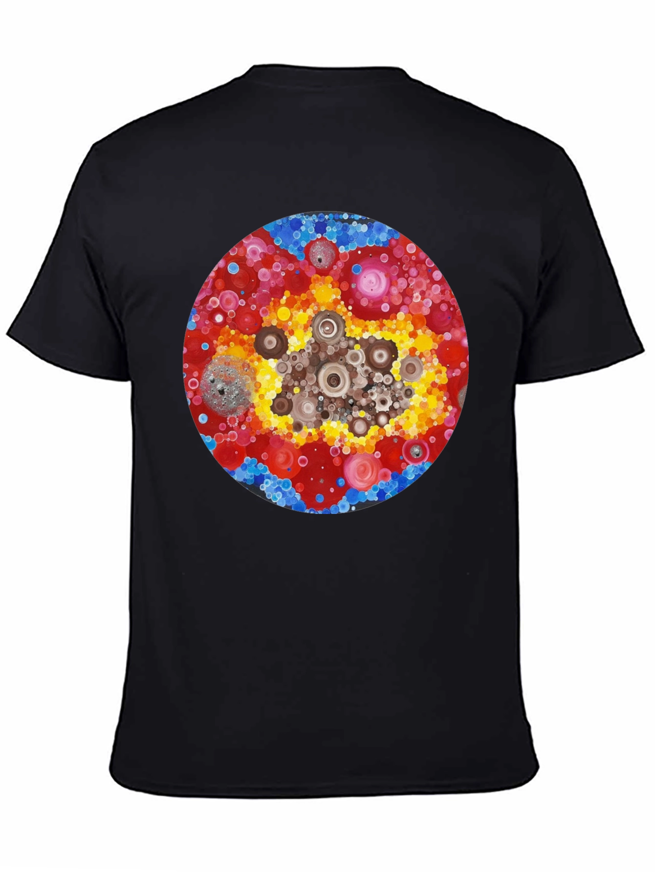 Abstract Circle Design T-Shirt